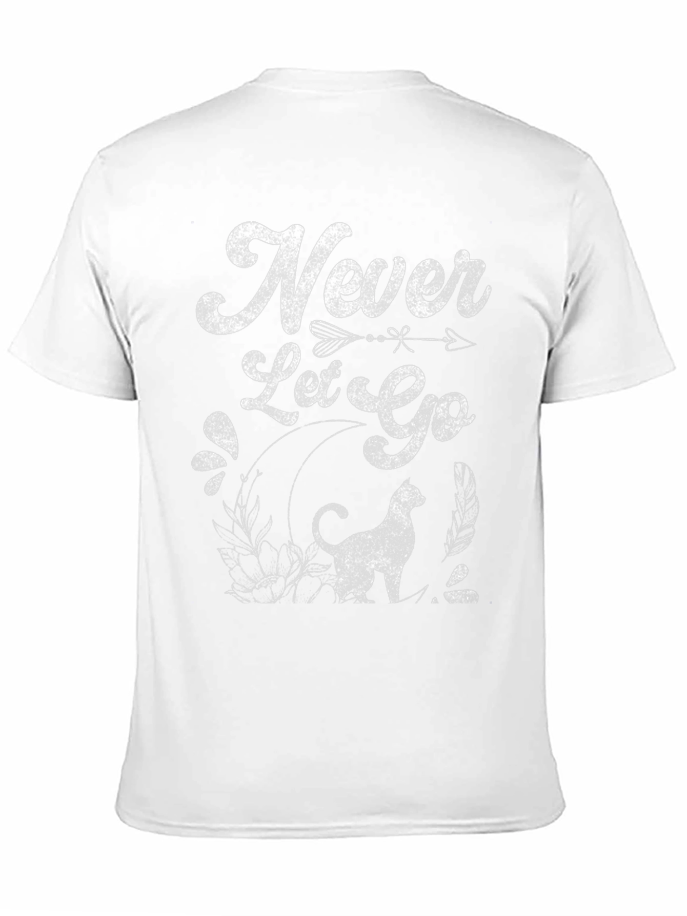 Never Let Go T-Shirt - Cat Lover Tee