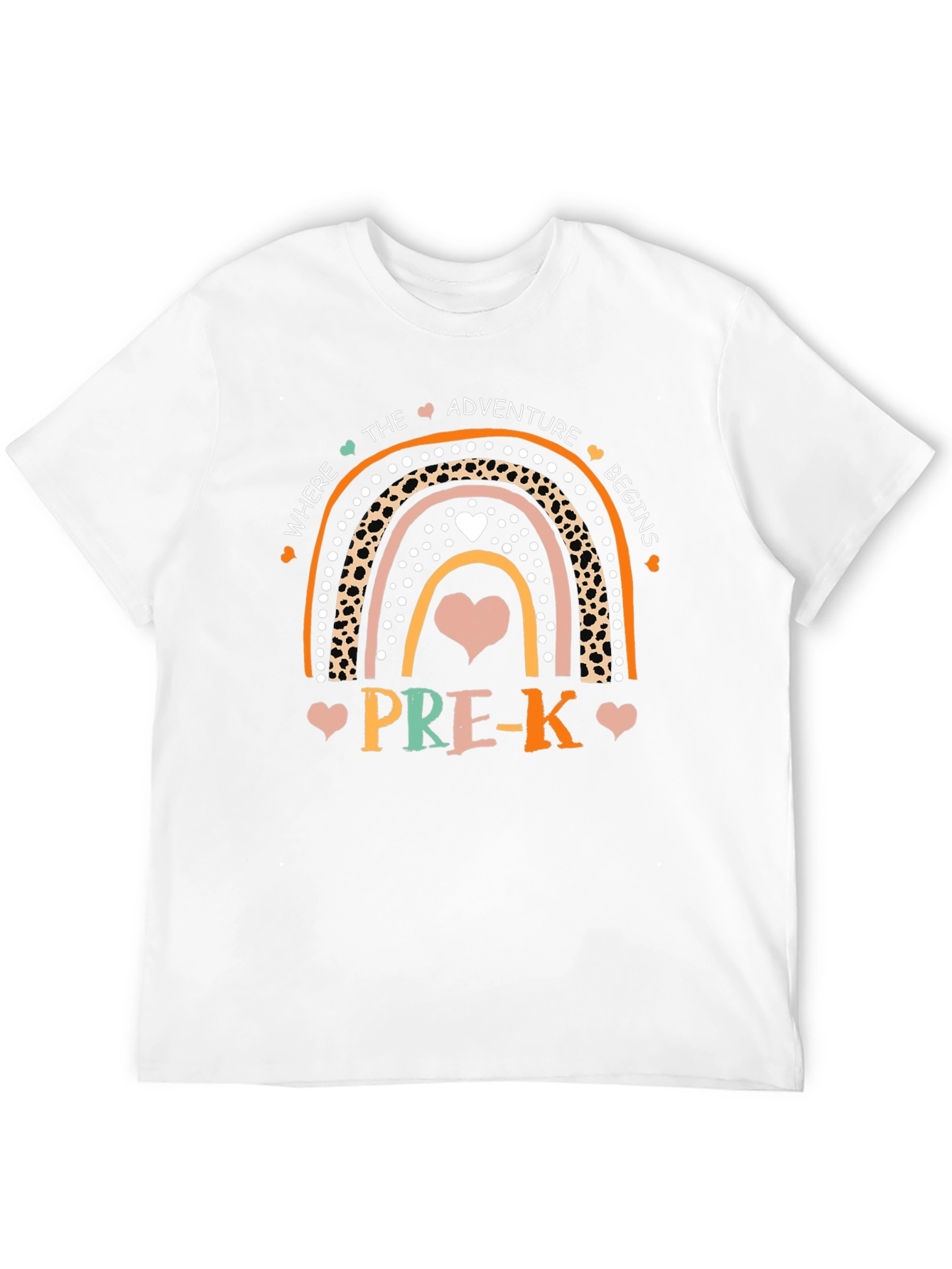Pre-K Adventure Begins Rainbow T-Shirt