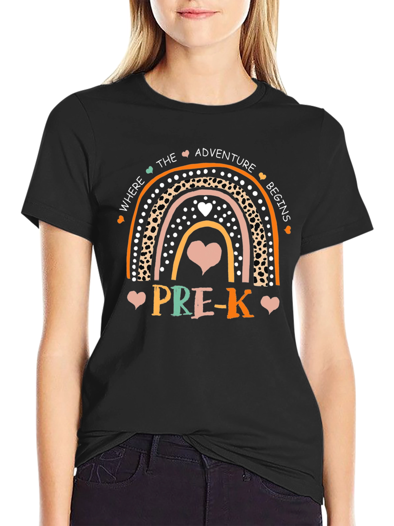 Pre-K Adventure Begins Rainbow T-Shirt