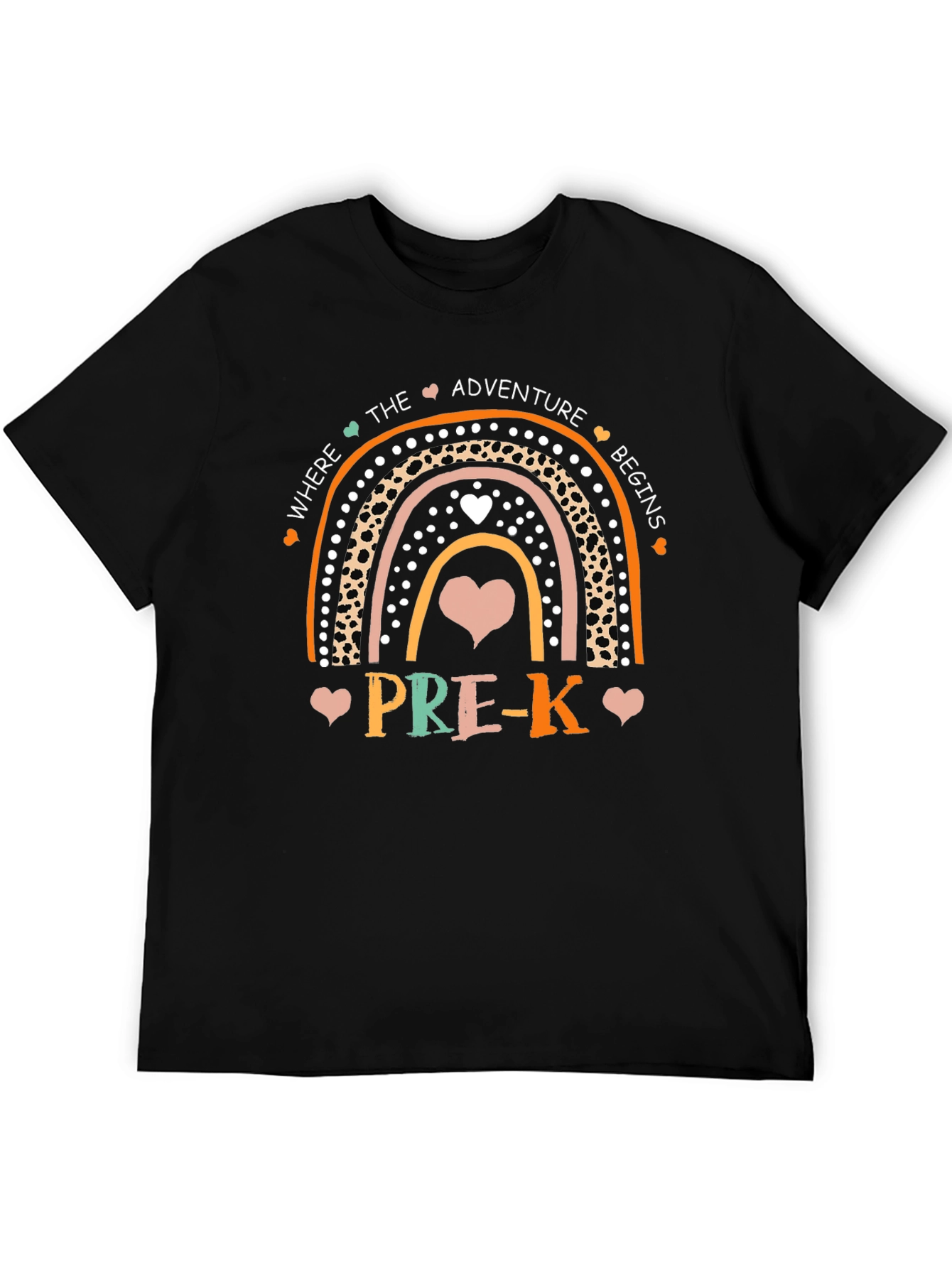 Pre-K Adventure Begins Rainbow T-Shirt
