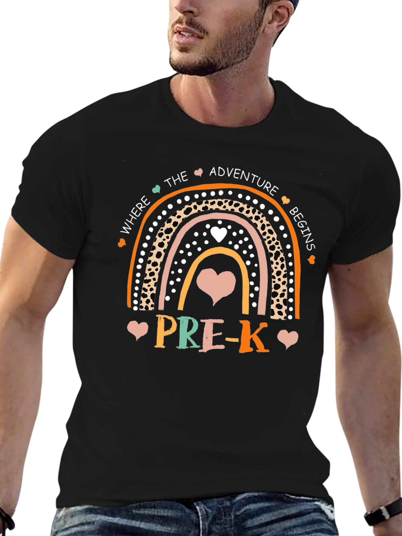 Pre-K Adventure Begins Rainbow T-Shirt