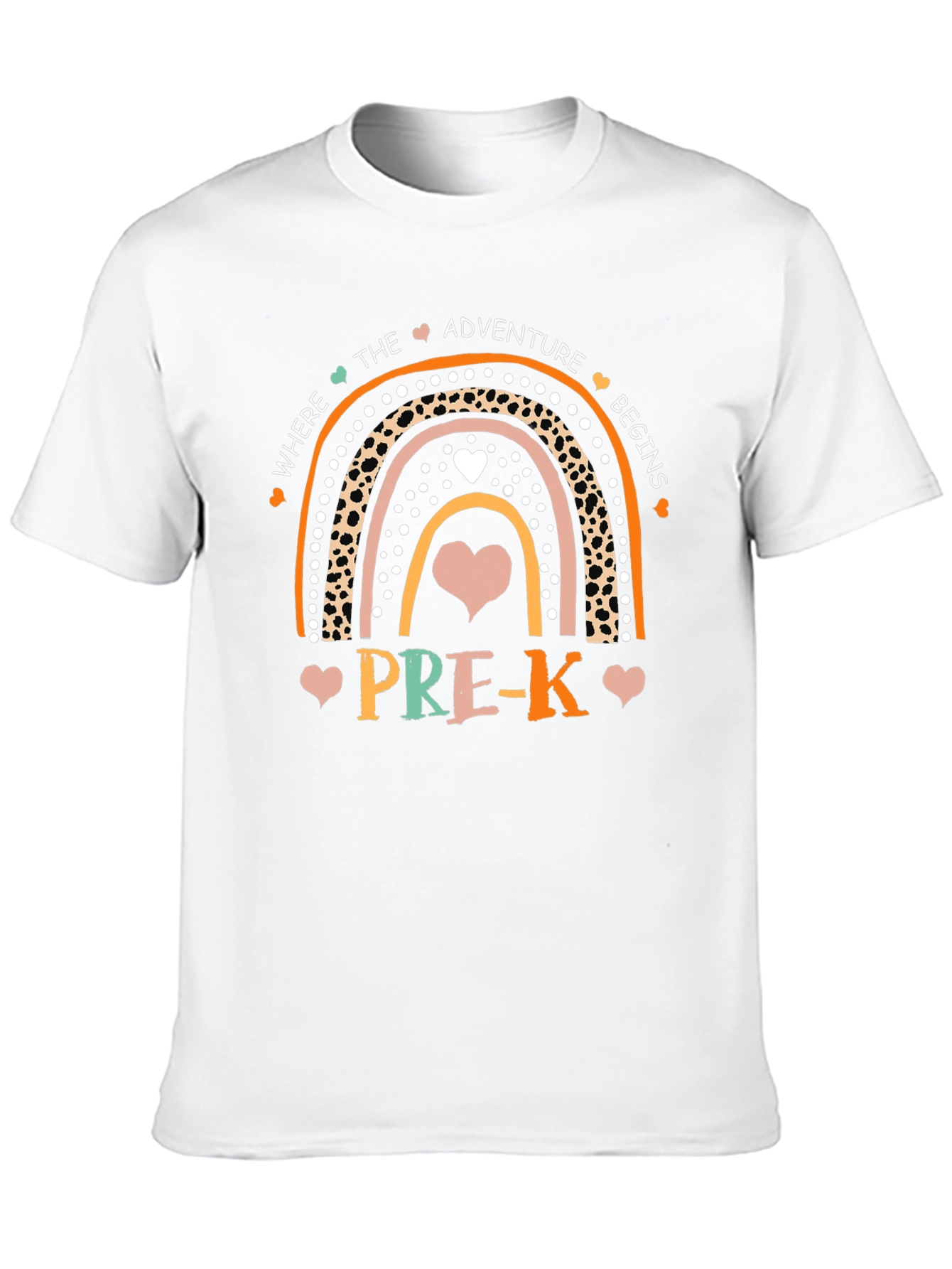 Pre-K Adventure Begins Rainbow T-Shirt