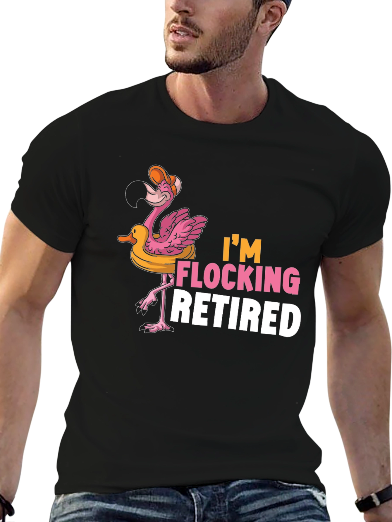 Im Flocking Retired Flamingo T-Shirt