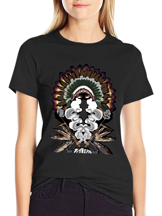 Native American Chief Headdress T-Shirt