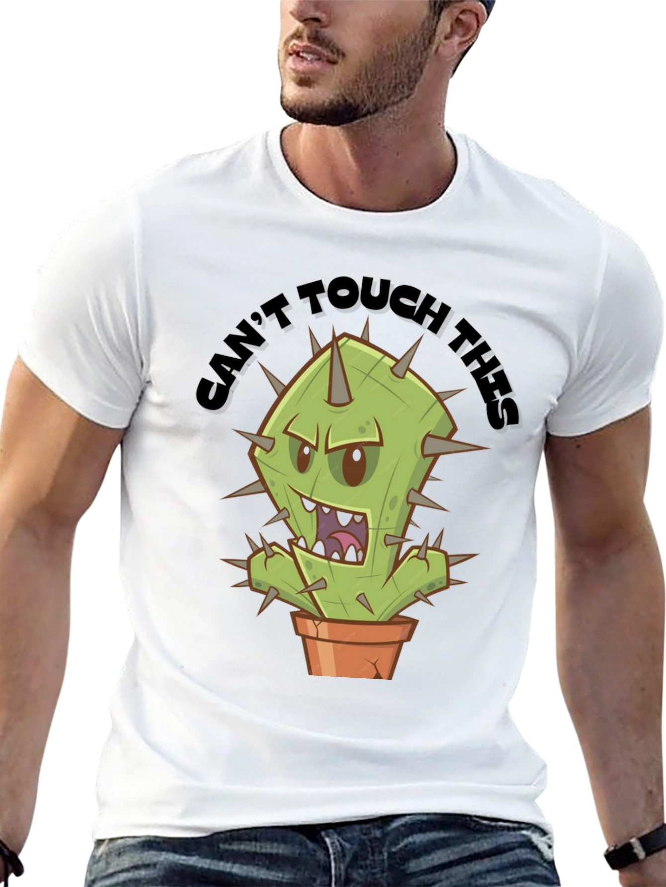 Cant Touch This Cactus Graphic Tee