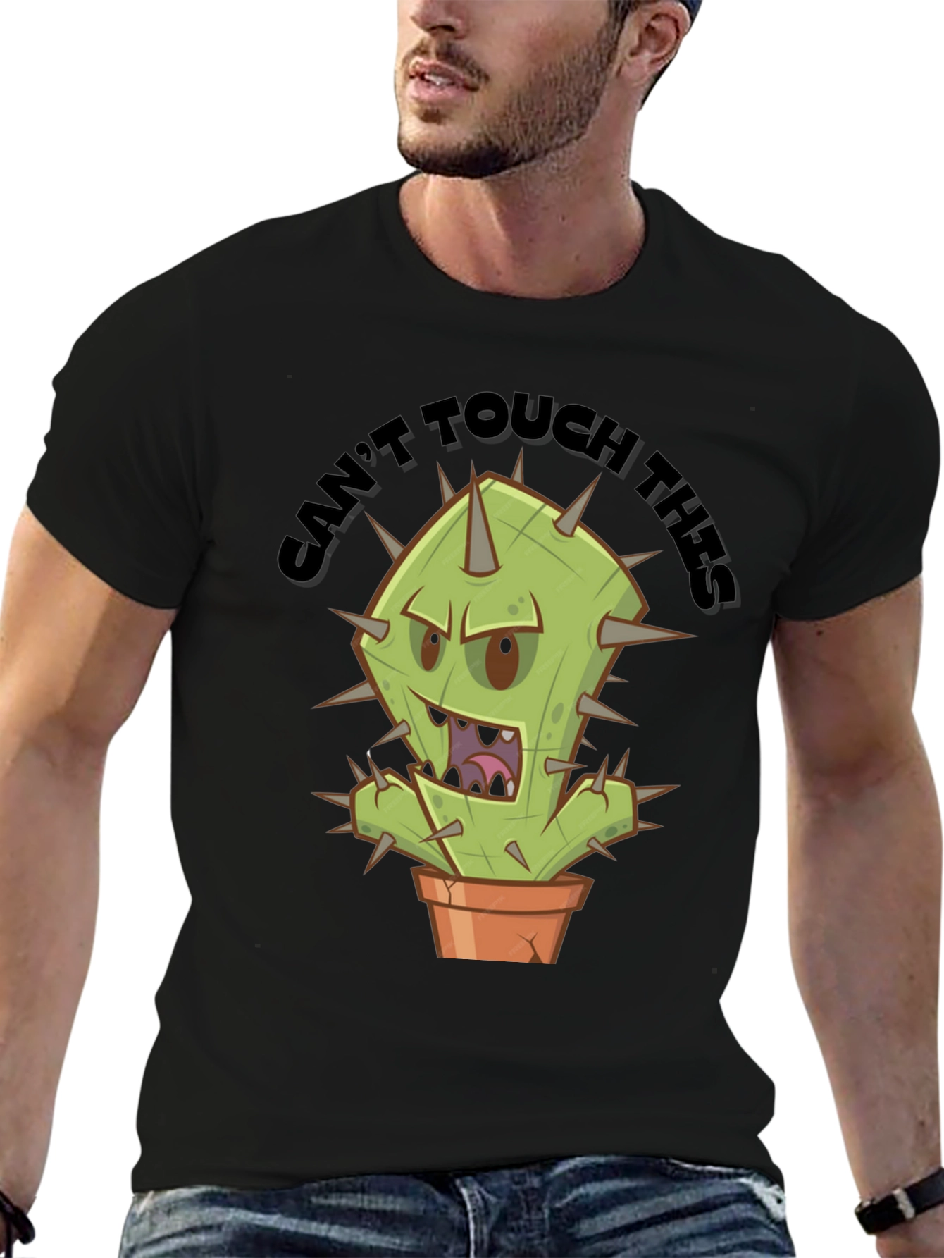 Cant Touch This Cactus Graphic Tee