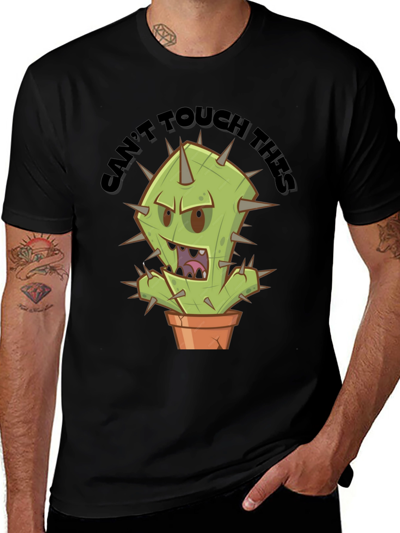 Cant Touch This Cactus Graphic Tee