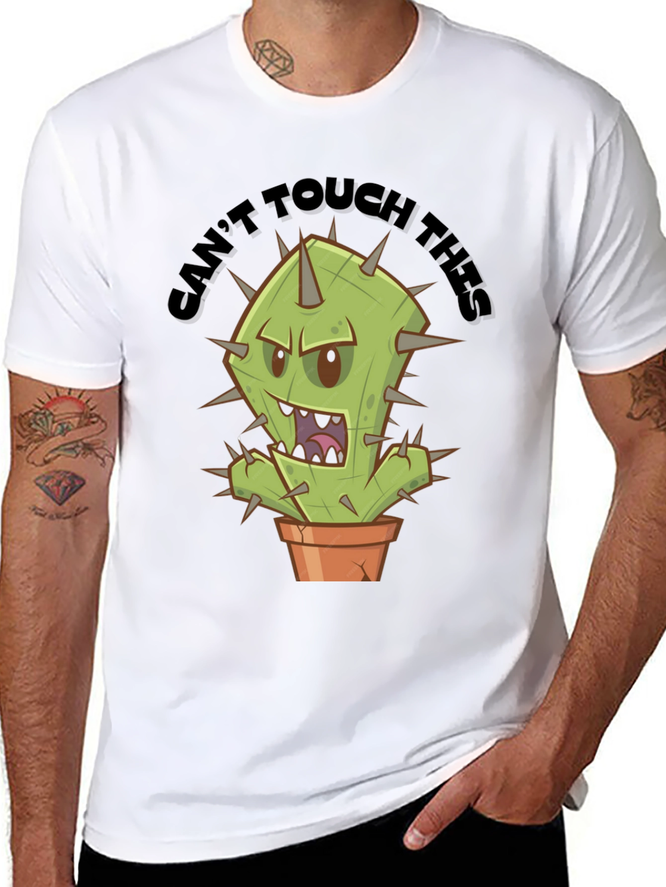 Cant Touch This Cactus Graphic Tee