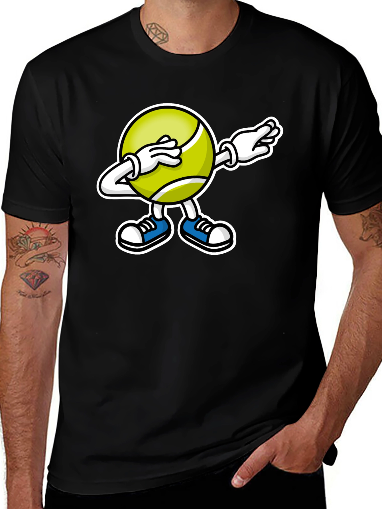 Dabbing Tennis Ball T-Shirt