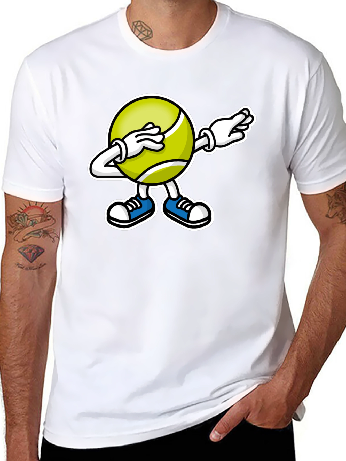 Dabbing Tennis Ball T-Shirt