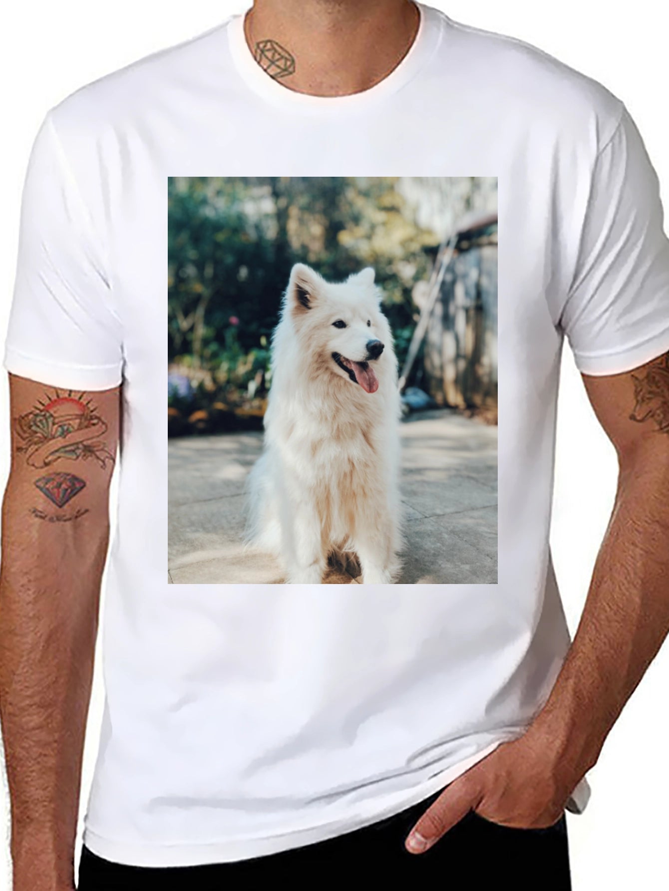Dog Lover T-Shirt - Samoyed Dog Tee