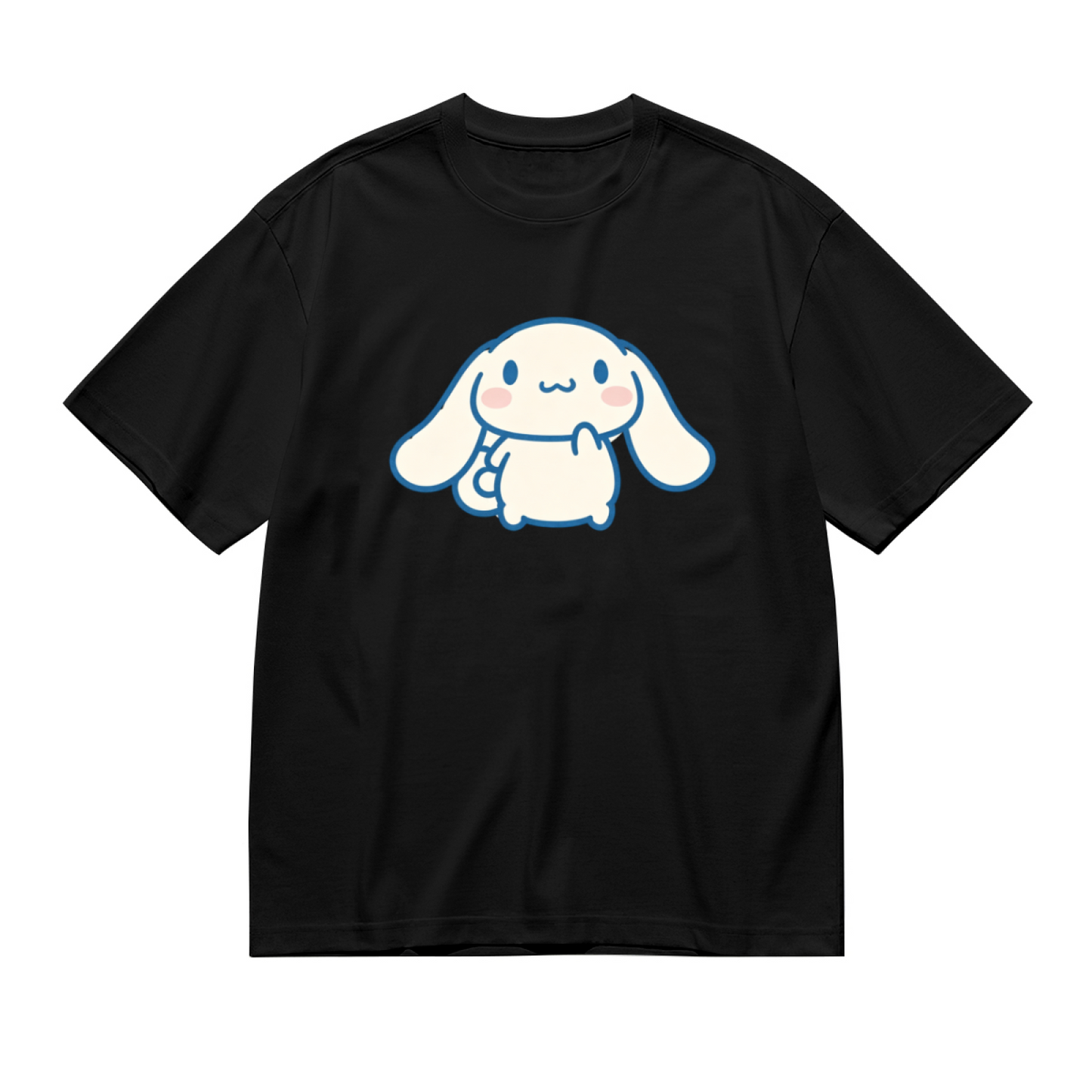 Cute Cinnamoroll Thinking Pose Plus Size Women Graphic Tee