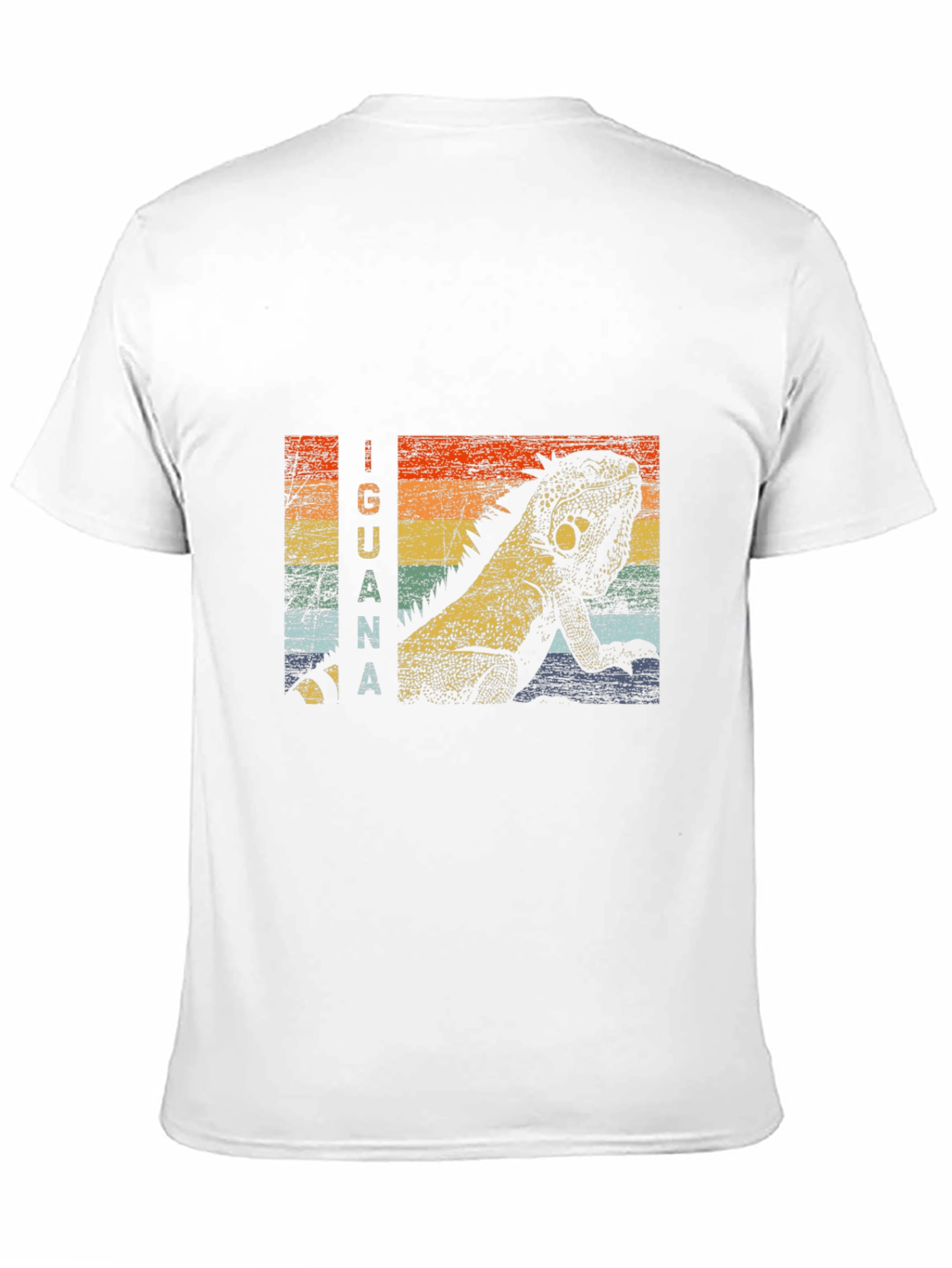 Retro Iguana Graphic Tee - Black T-Shirt