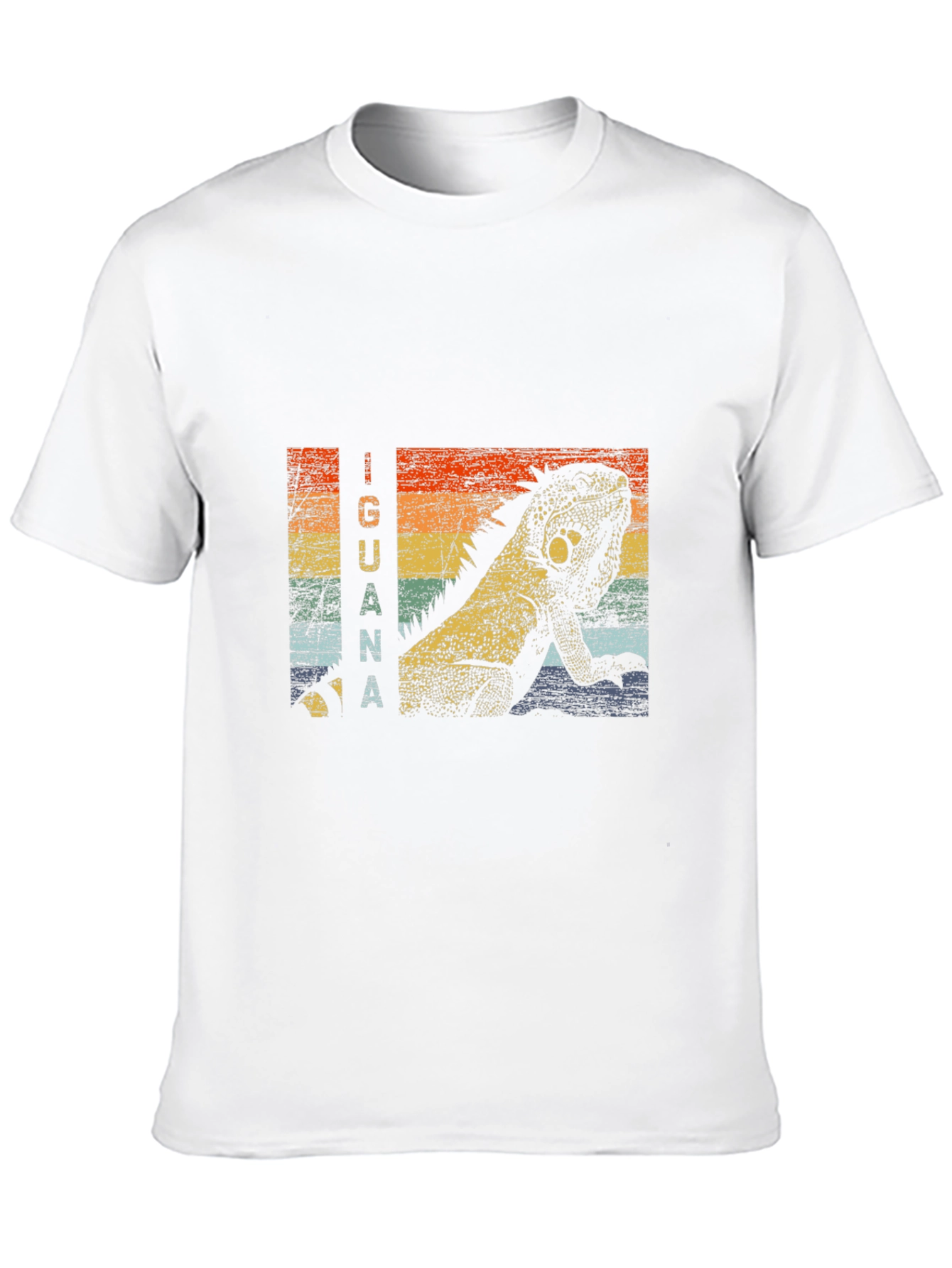 Retro Iguana Graphic Tee - Black T-Shirt