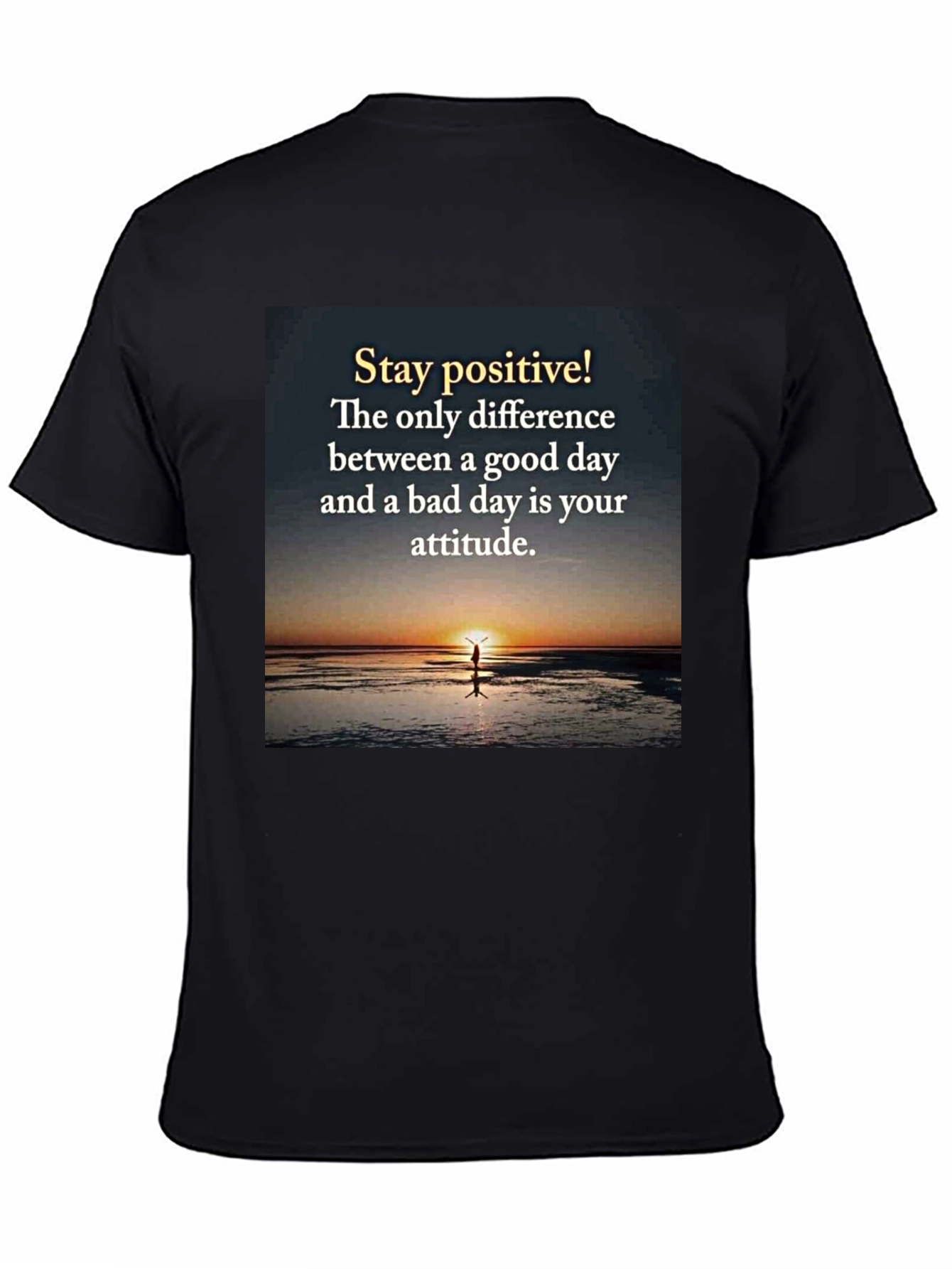 Stay Positive Graphic Tee - Inspirational T-Shirt