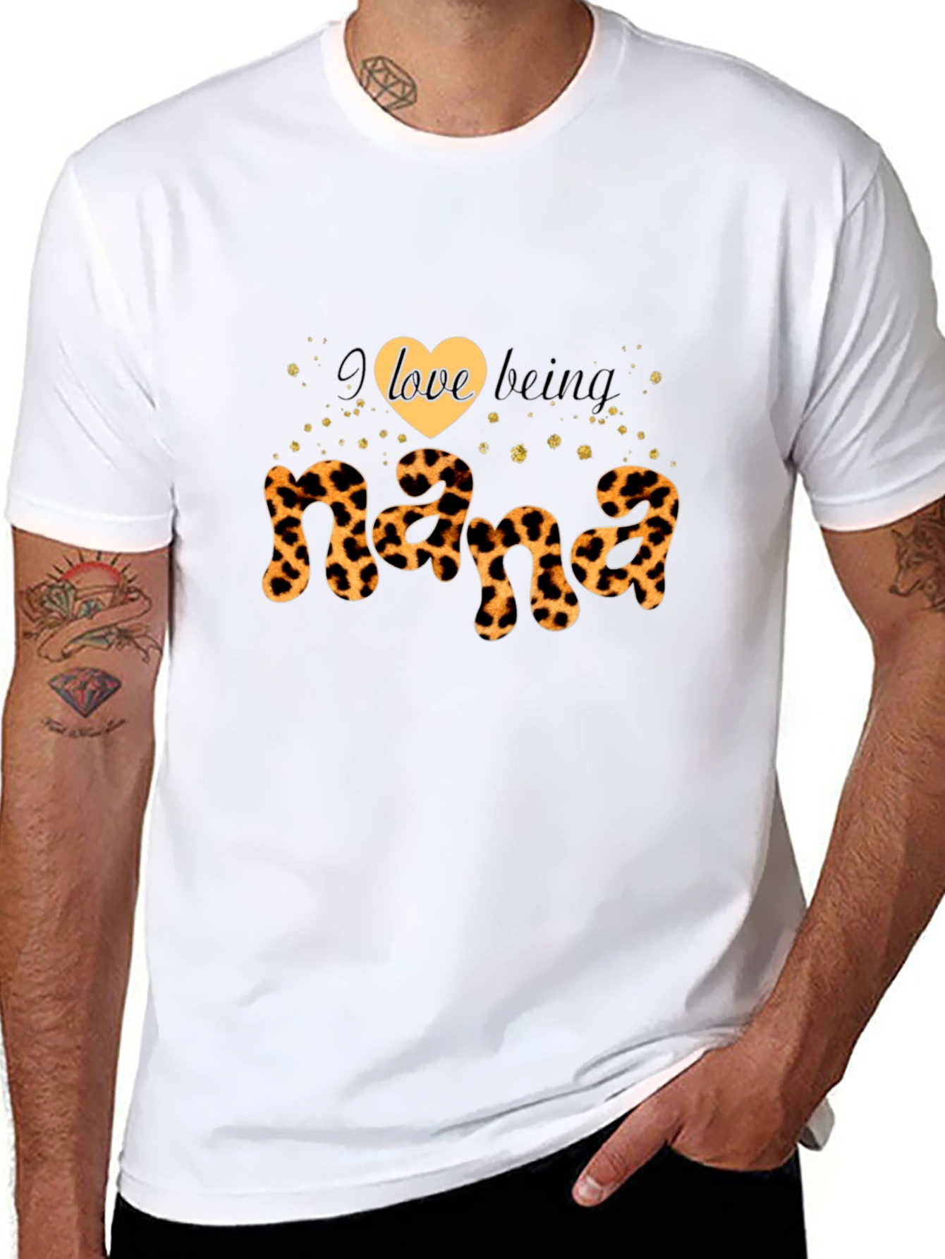 Leopard Print Nana T-Shirt