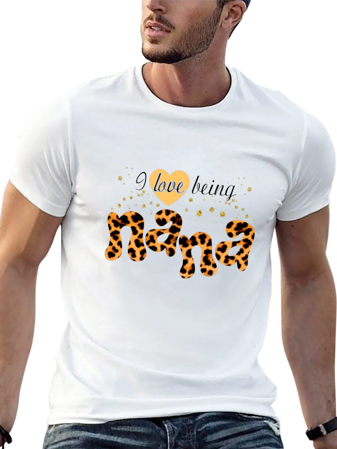 Leopard Print Nana T-Shirt