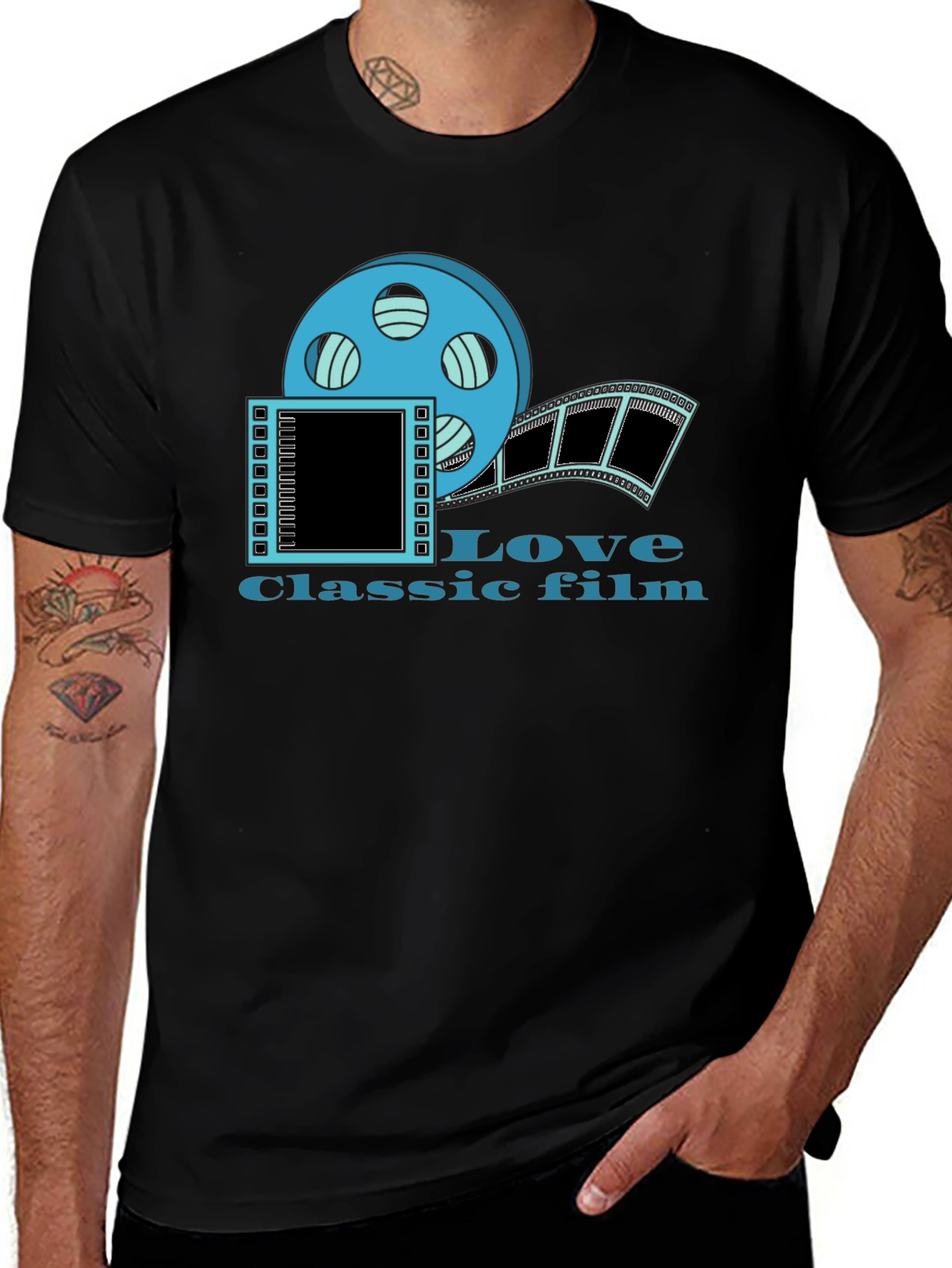 Classic Film Lover T-Shirt - Movie Buff Tee