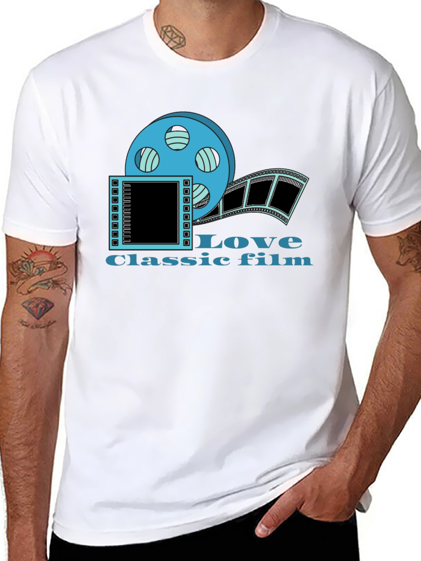 Classic Film Lover T-Shirt - Movie Buff Tee