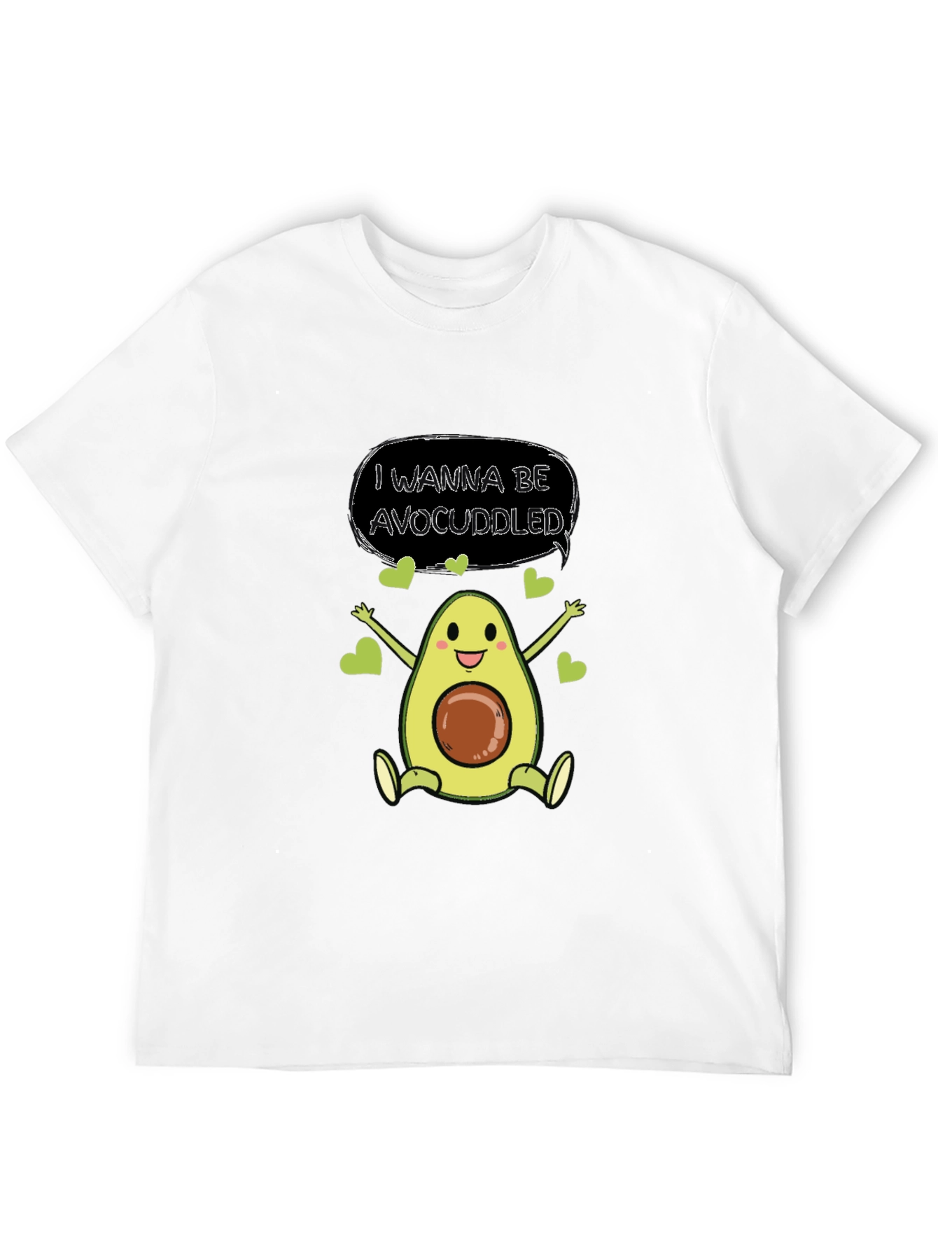 Avocado Cuddle T-Shirt - Cute & Comfy