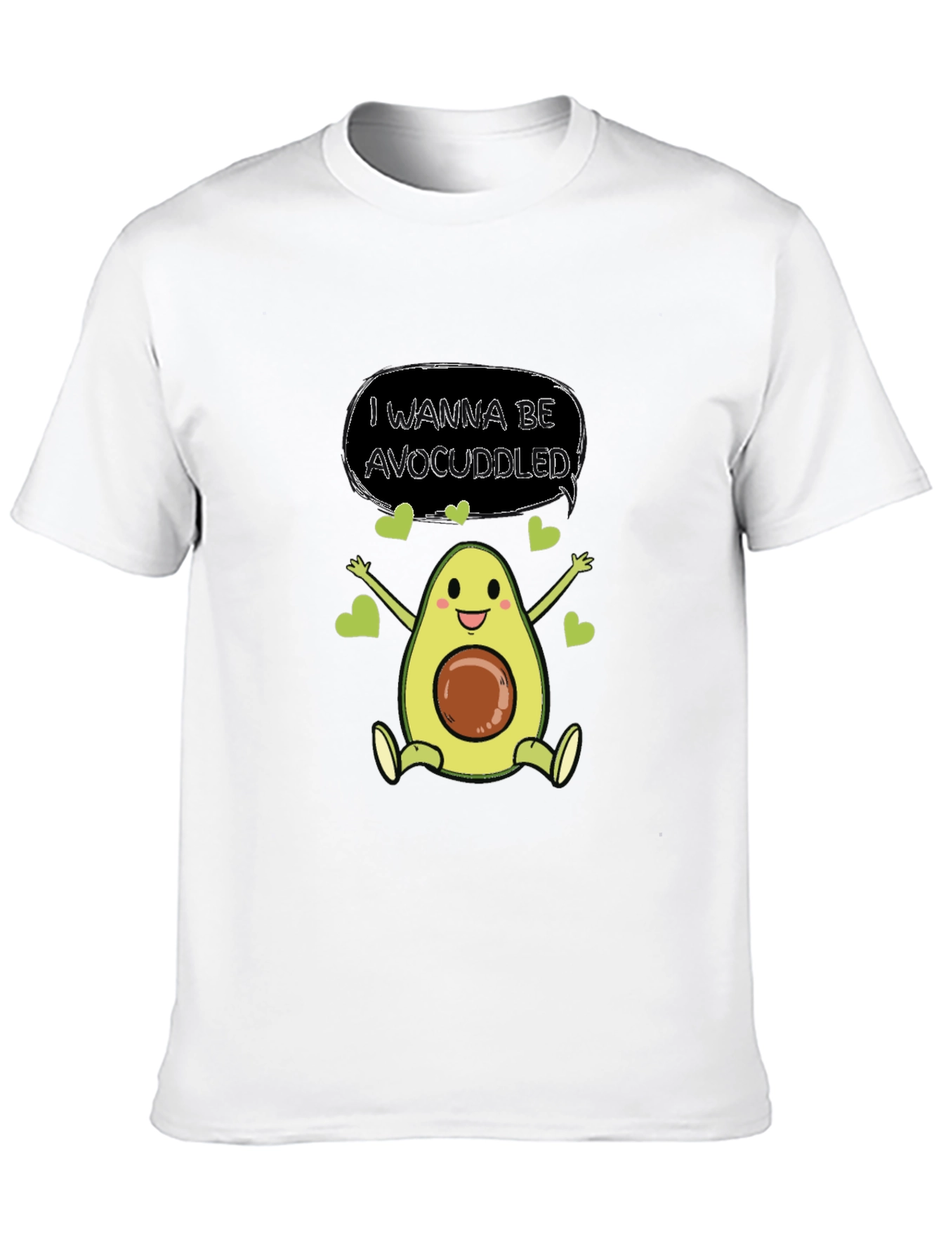 Avocado Cuddle T-Shirt - Cute & Comfy