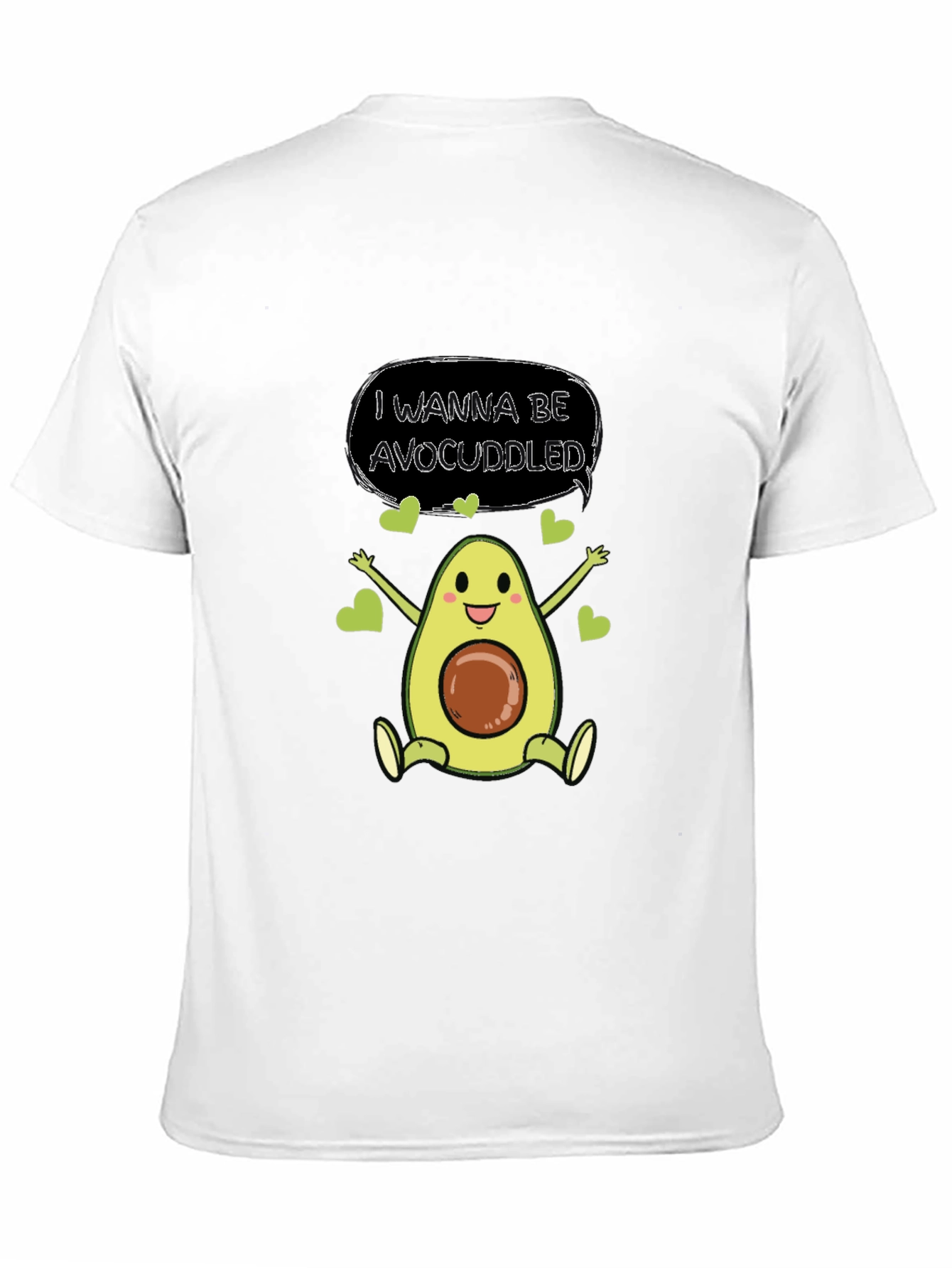 Avocado Cuddle T-Shirt - Cute & Comfy