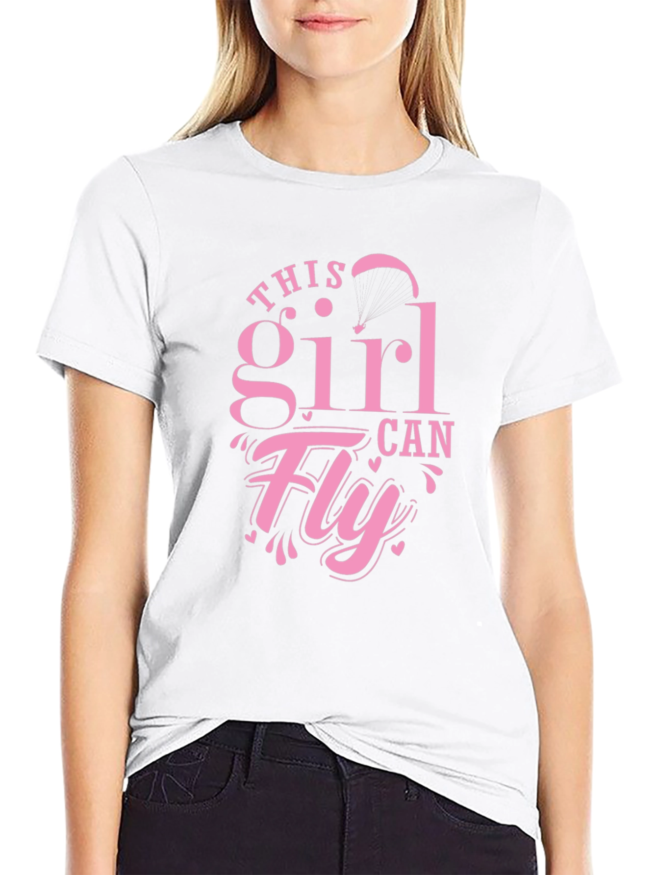 This Girl Can Fly - Novelty T-Shirt
