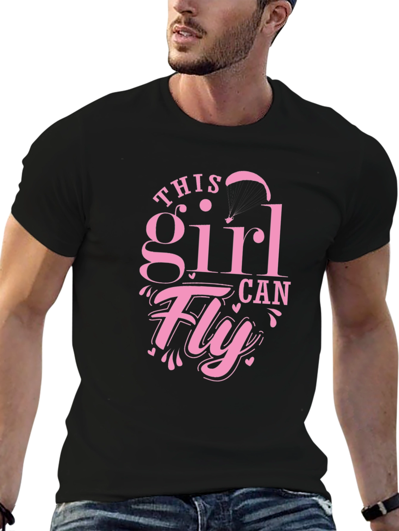 This Girl Can Fly - Novelty T-Shirt