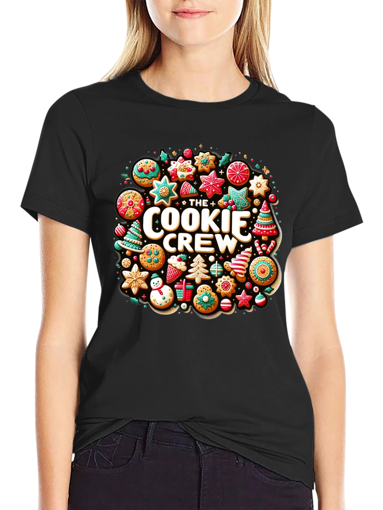 The Cookie Crew T-Shirt - Festive Holiday Design