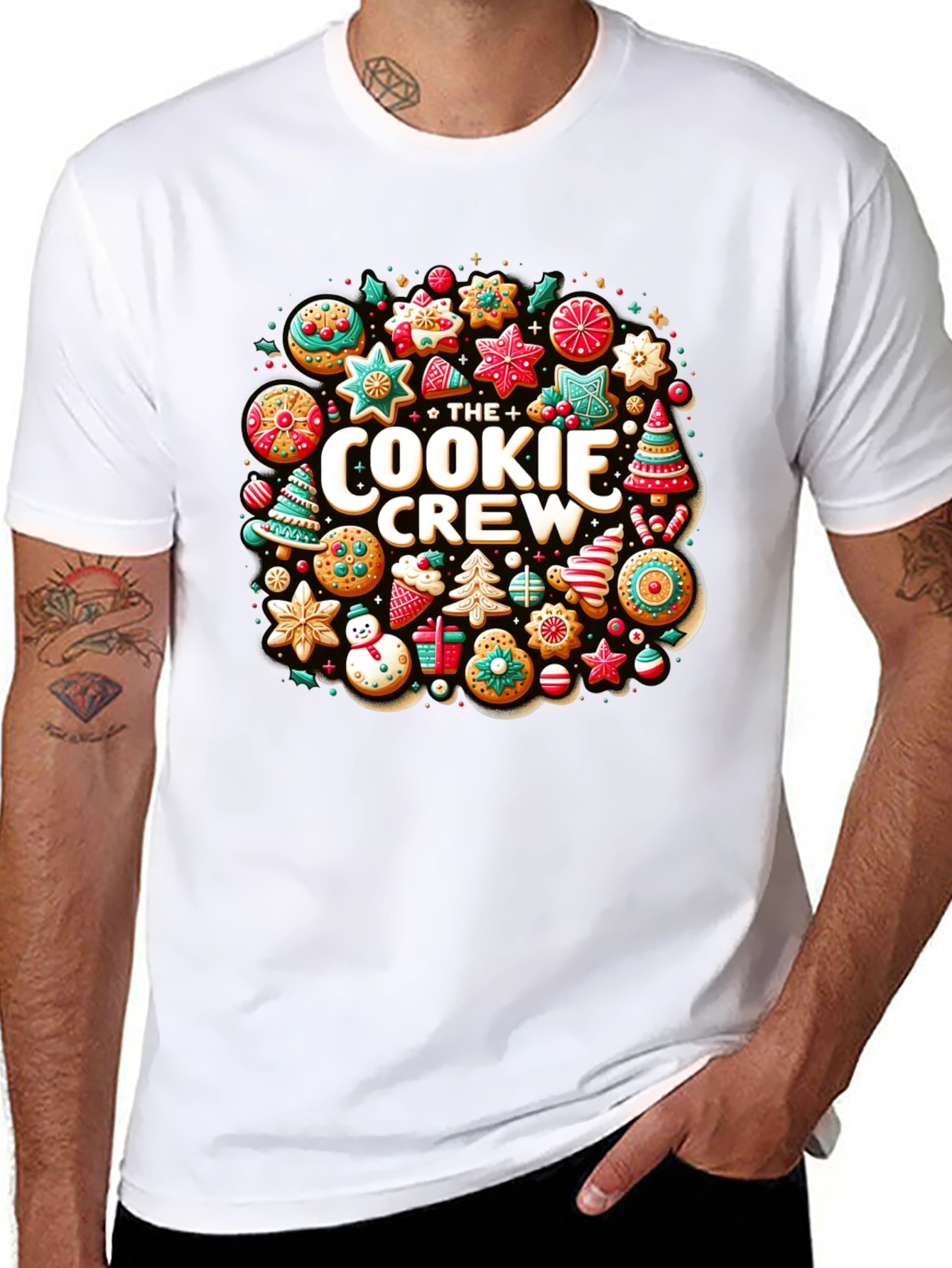 The Cookie Crew T-Shirt - Festive Holiday Design