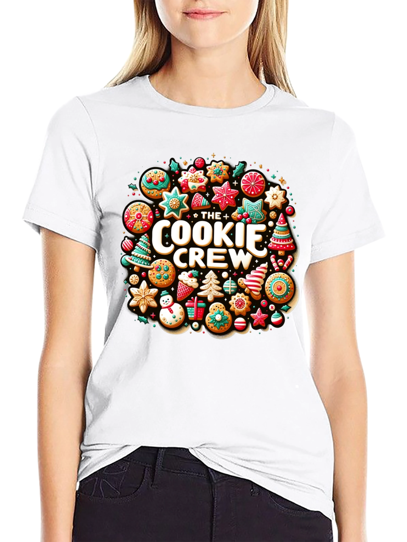 The Cookie Crew T-Shirt - Festive Holiday Design