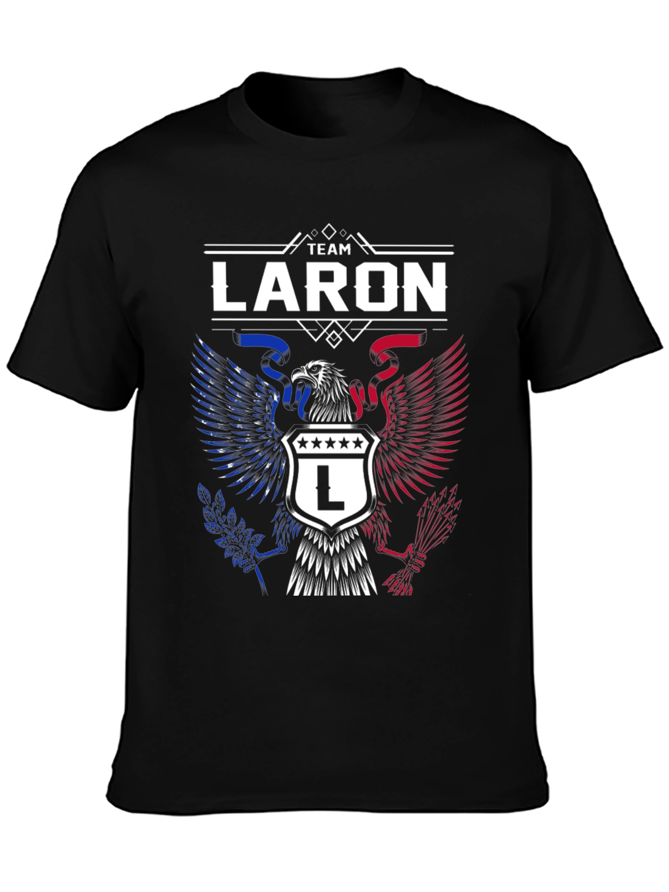 Team Laron T-Shirt - Patriotic Eagle Design