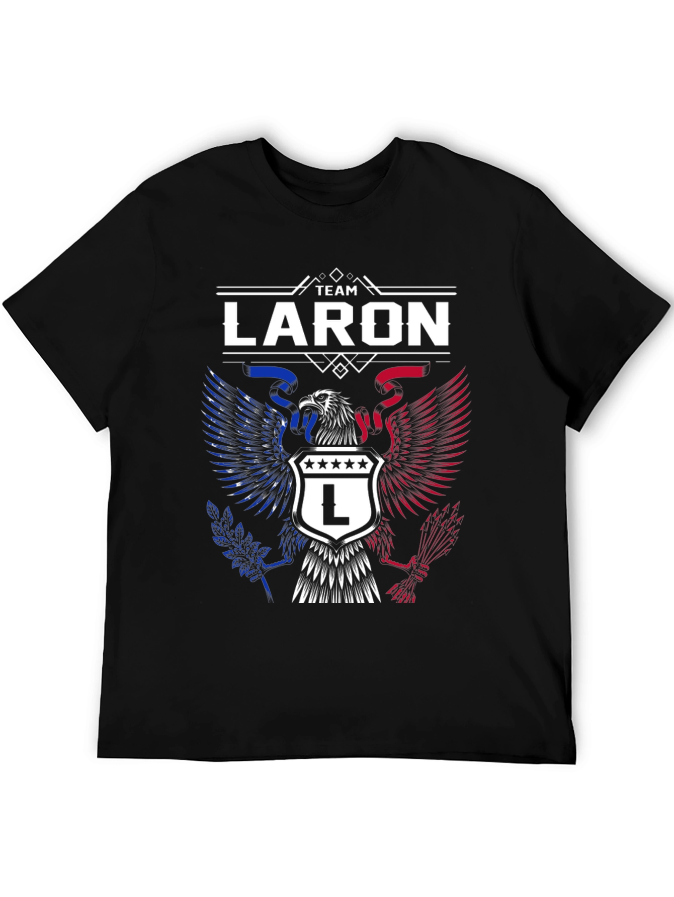 Team Laron T-Shirt - Patriotic Eagle Design