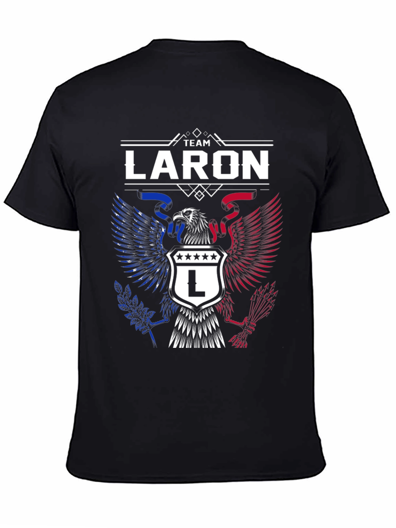 Team Laron T-Shirt - Patriotic Eagle Design