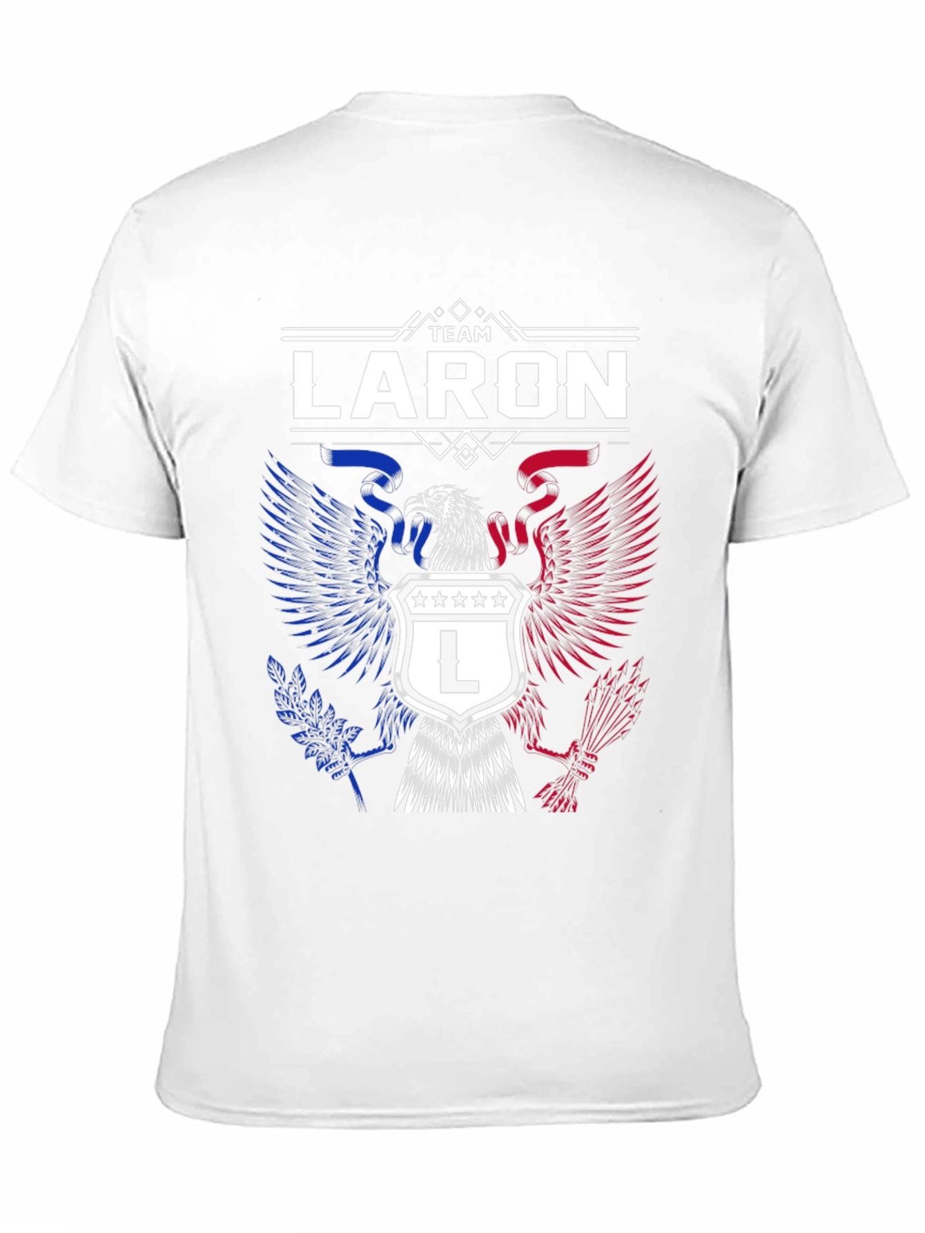 Team Laron T-Shirt - Patriotic Eagle Design