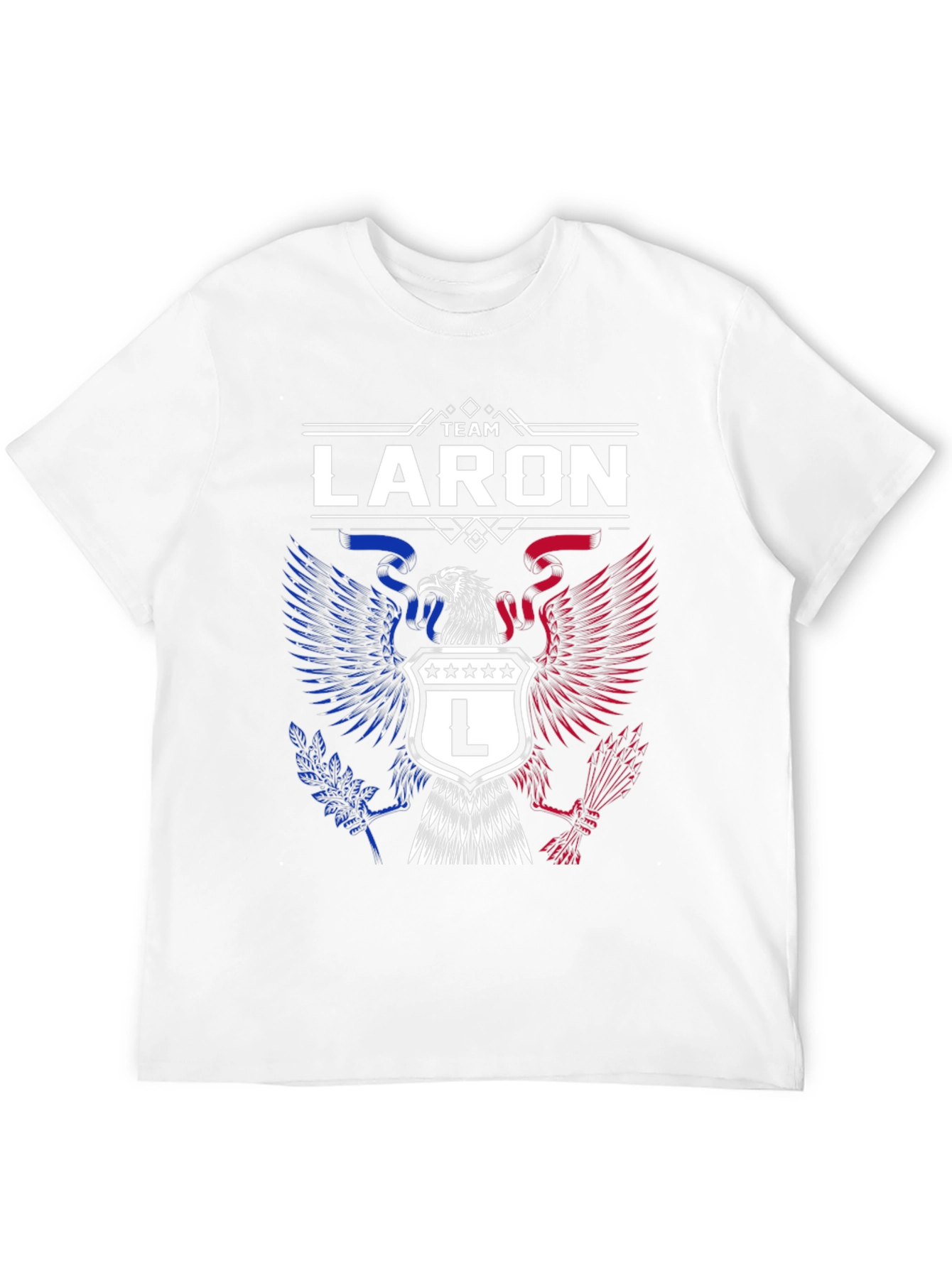 Team Laron T-Shirt - Patriotic Eagle Design