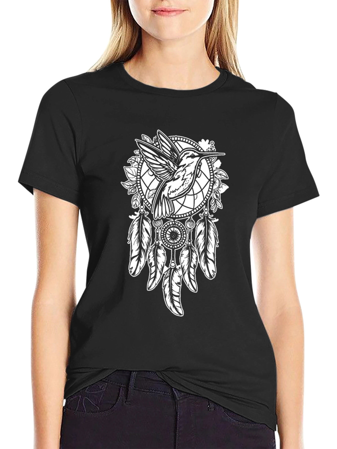 Hummingbird Dreamcatcher Graphic Tee