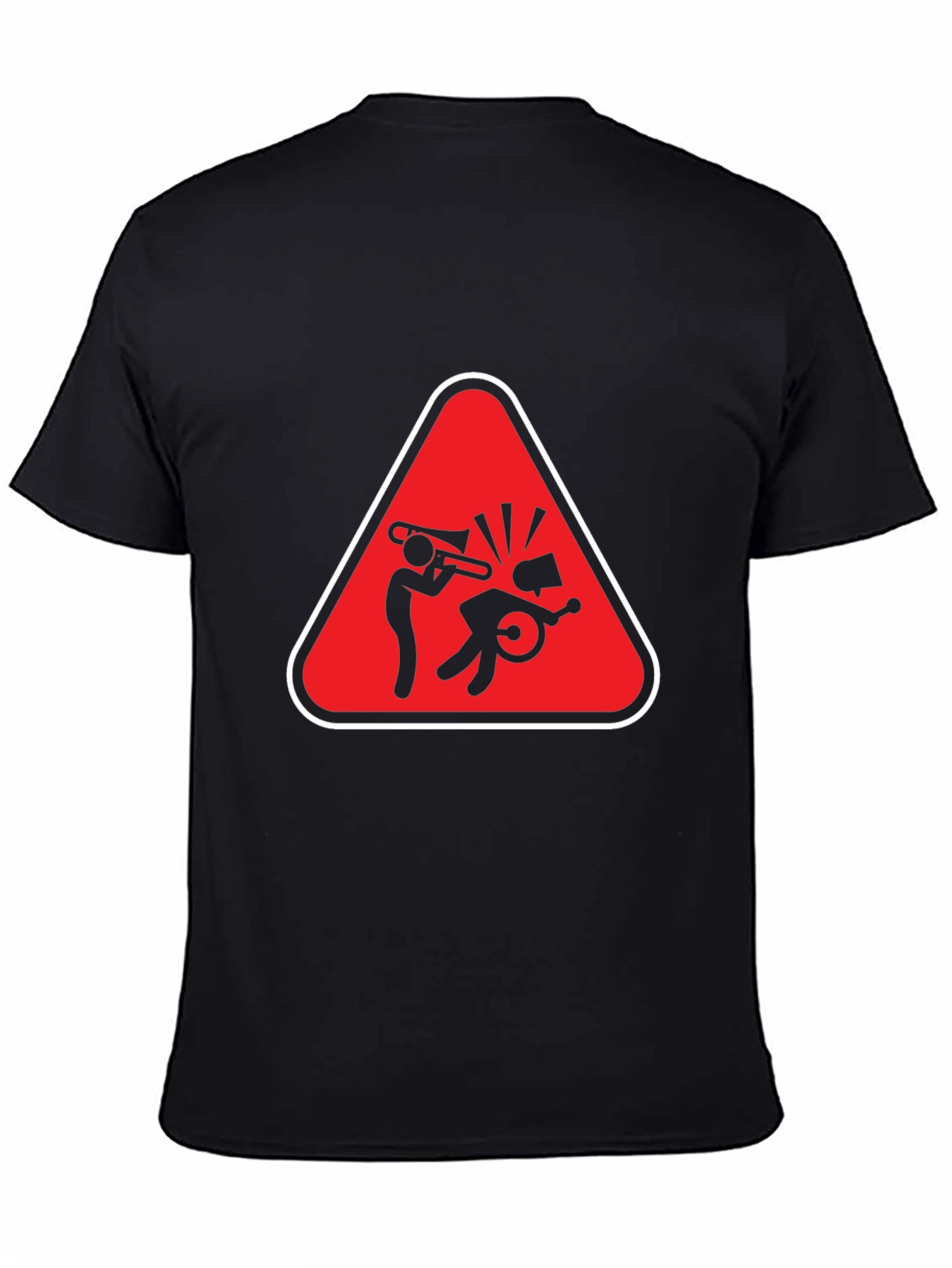 Trombone Hazard Funny Graphic T-Shirt