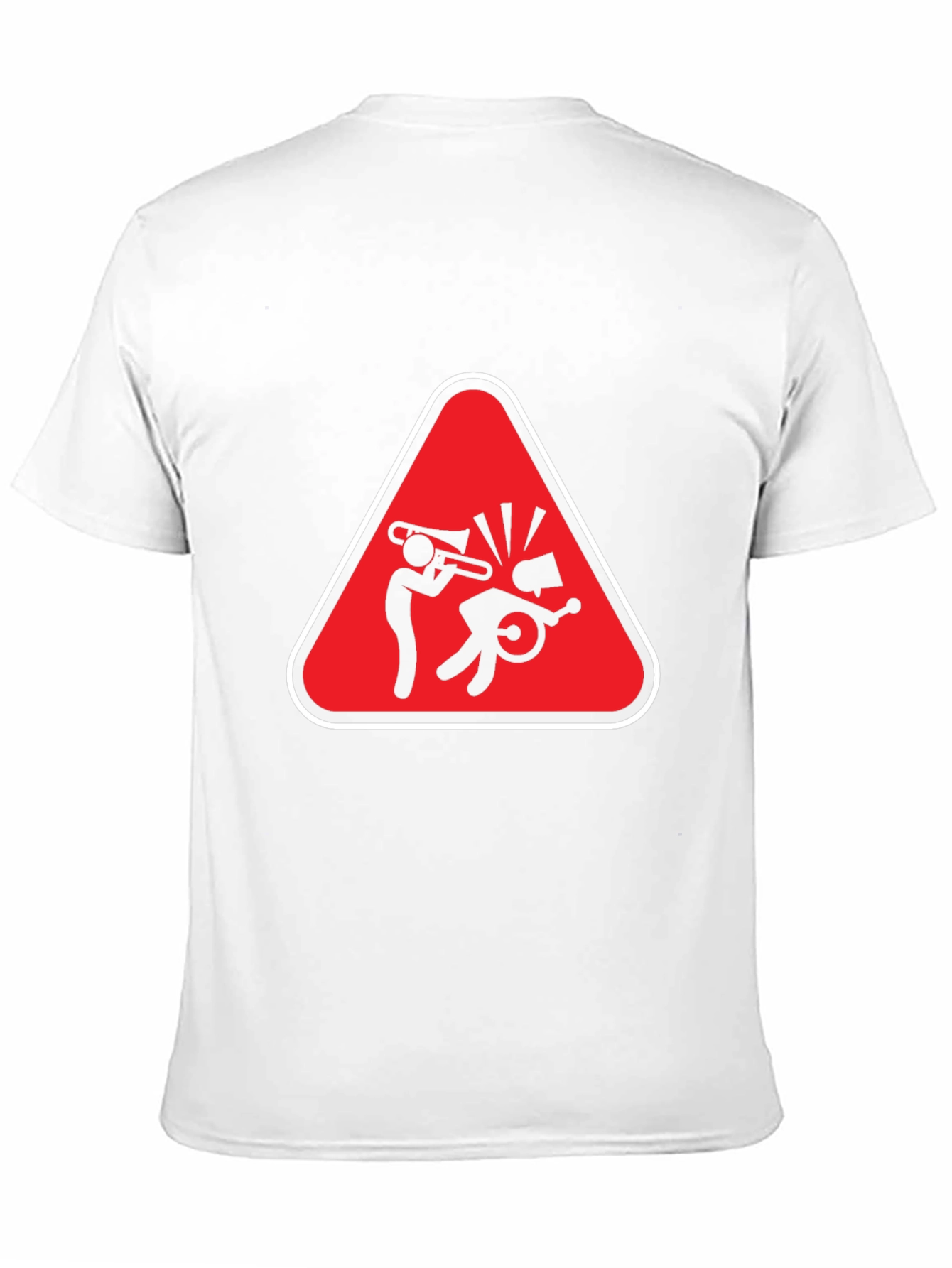 Trombone Hazard Funny Graphic T-Shirt