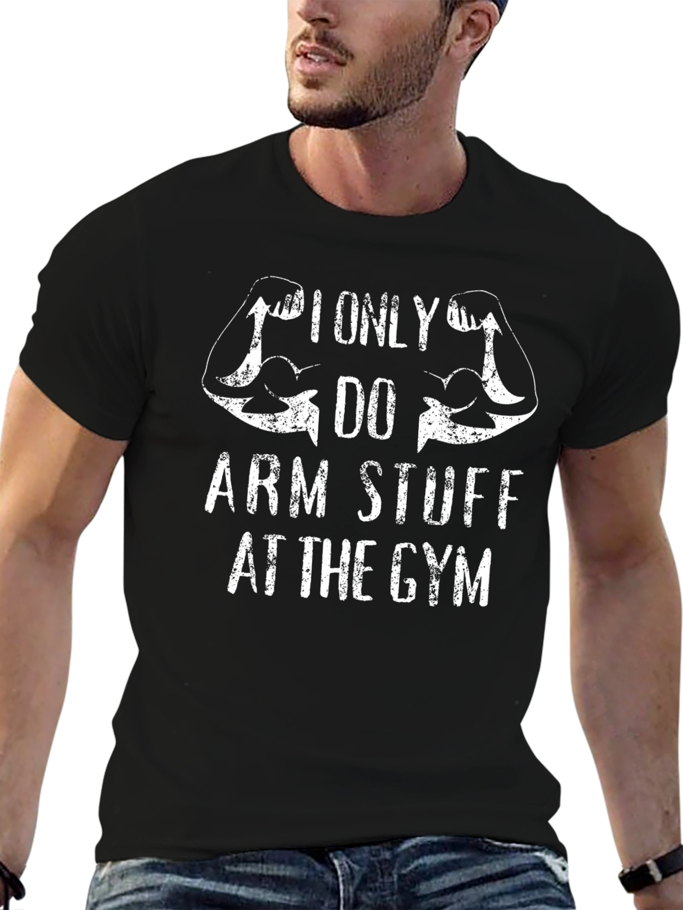 Gym Arm Stuff T-Shirt - Bodybuilding Workout Tee