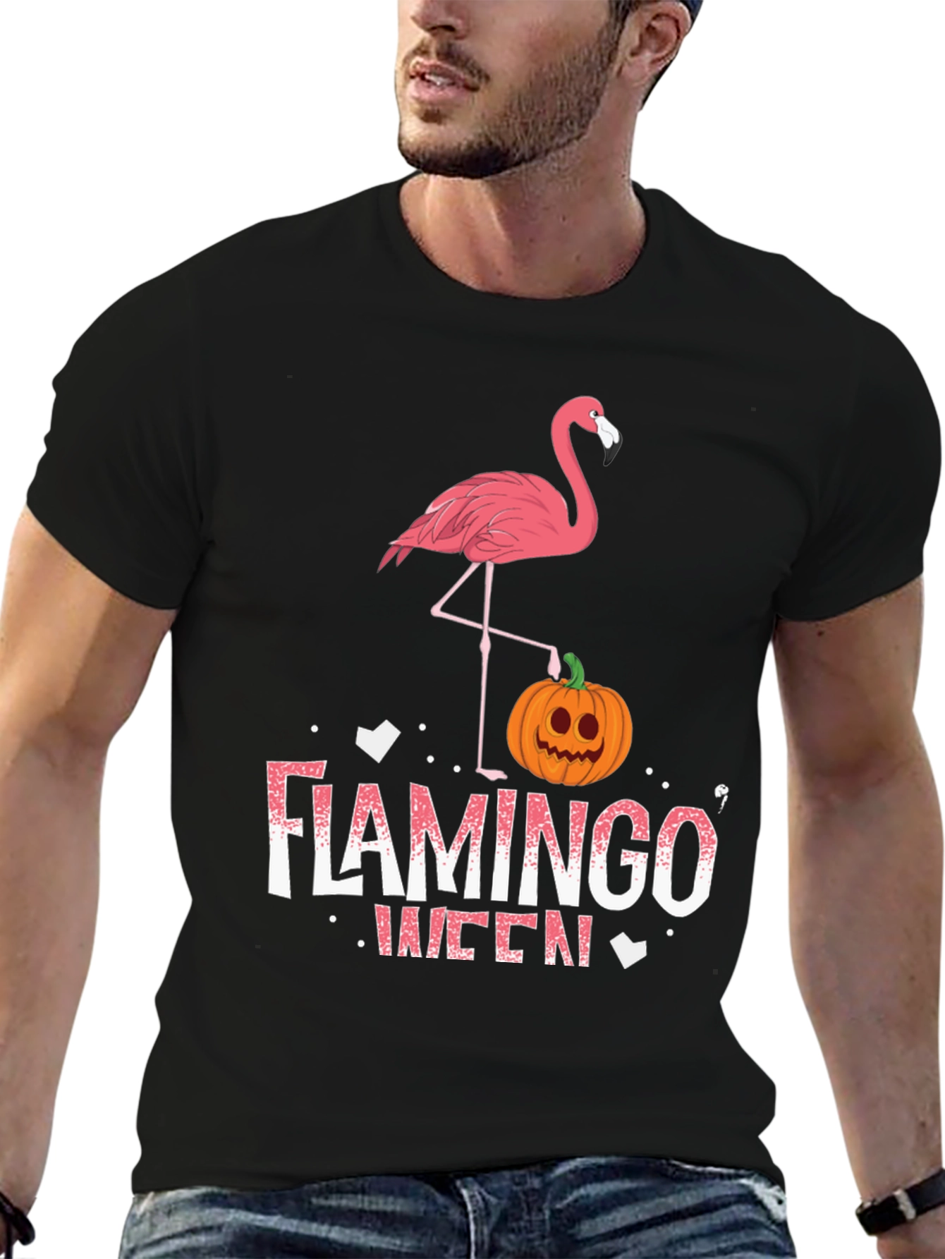 Flamingo Queen Halloween T-Shirt