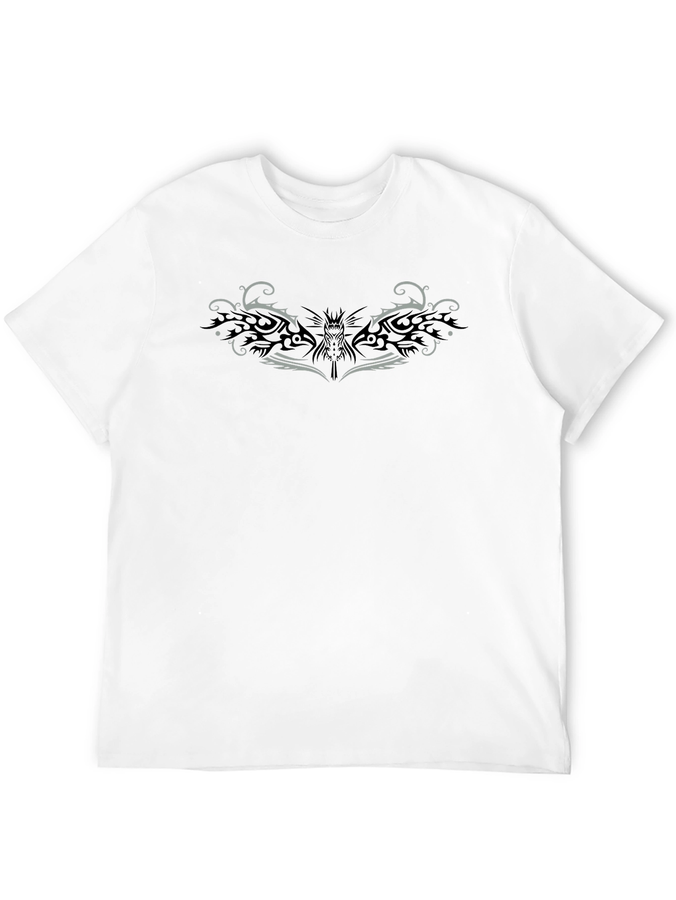 Tribal Wings Graphic Black T-Shirt