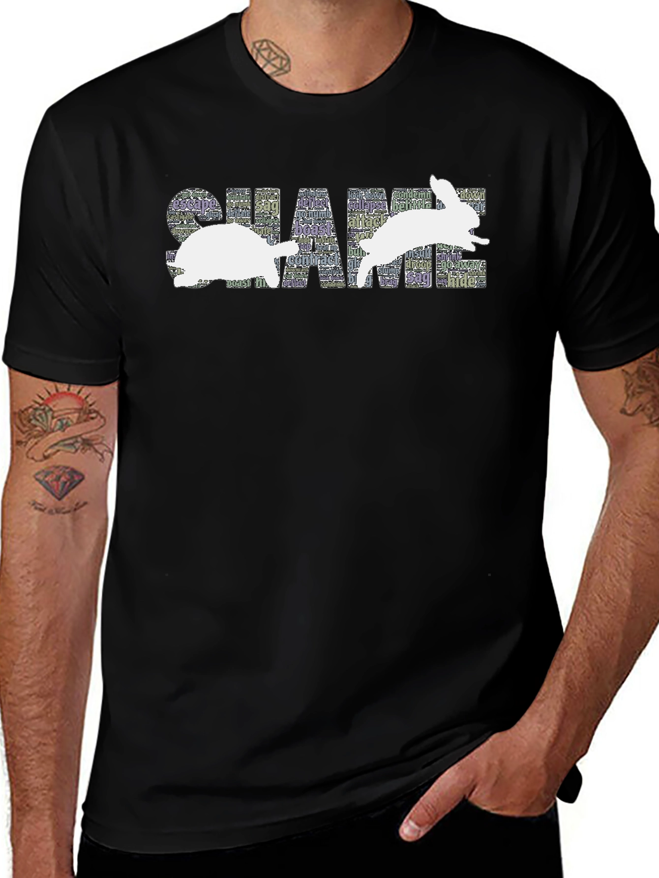 Hare and Tortoise Shame Graphic Tee