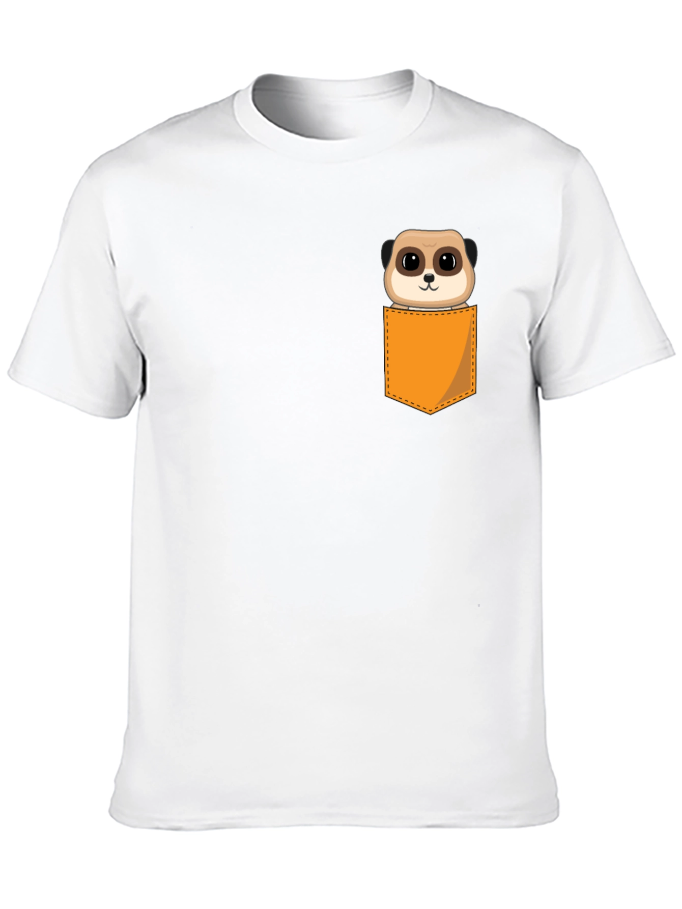 Meerkat Pocket T-Shirt - Novelty Cute Animal Tee