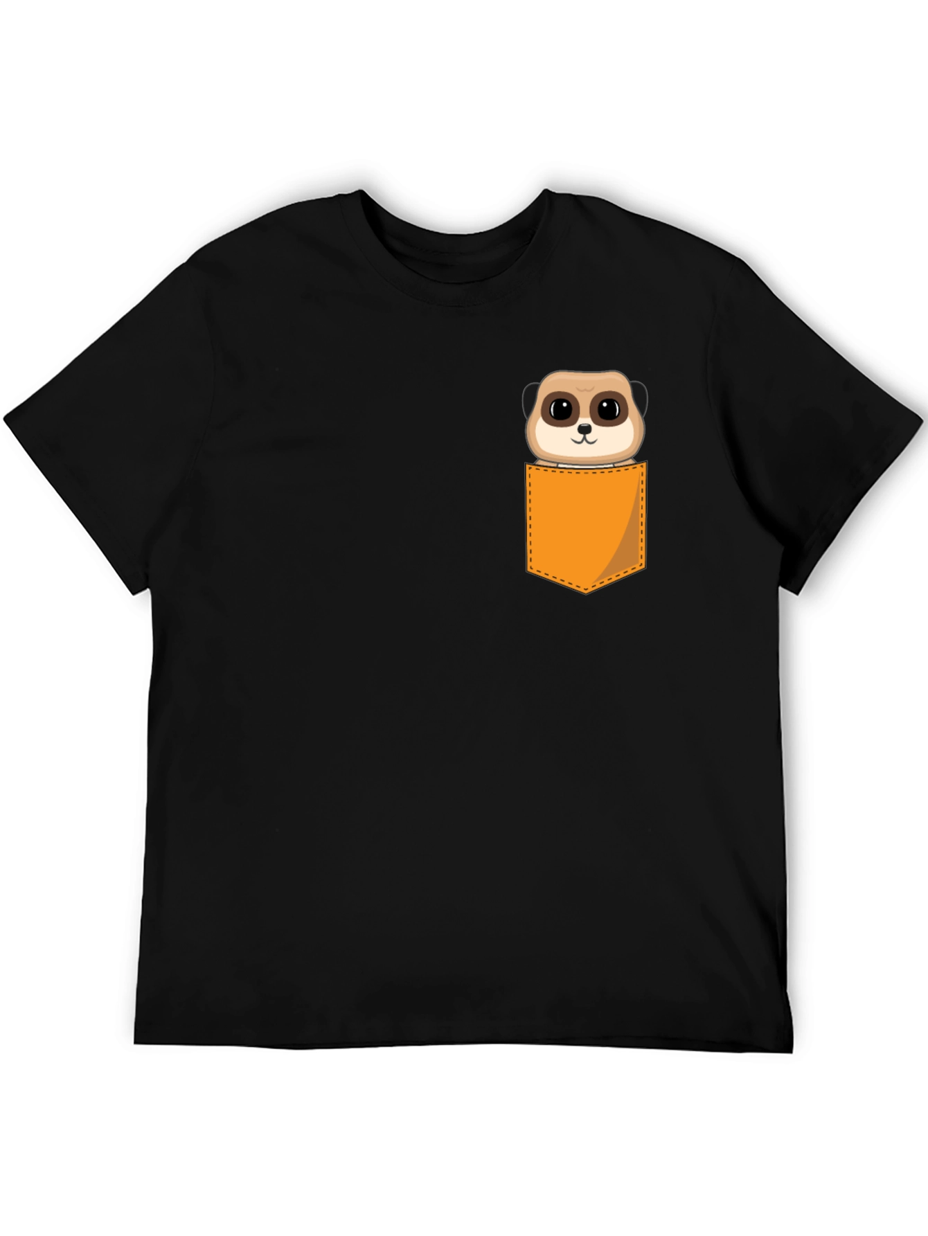 Meerkat Pocket T-Shirt - Novelty Cute Animal Tee