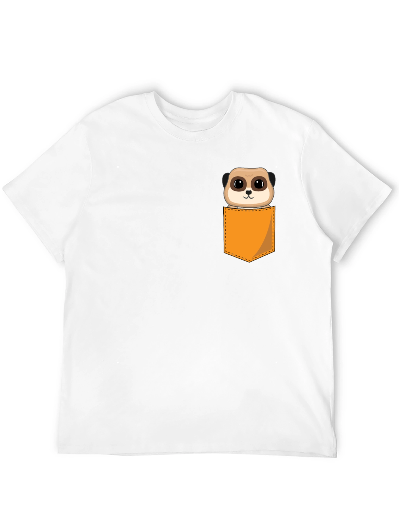 Meerkat Pocket T-Shirt - Novelty Cute Animal Tee