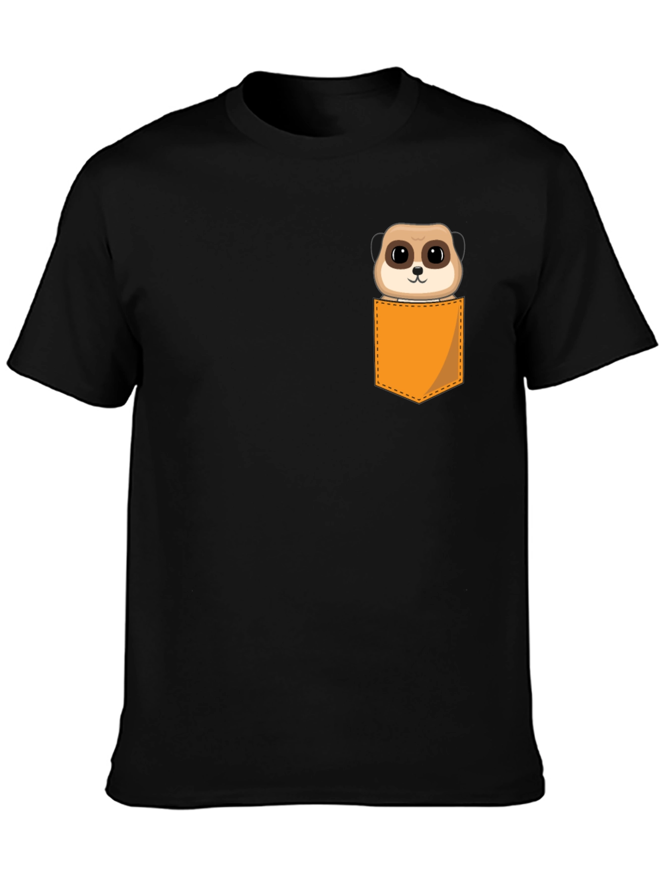 Meerkat Pocket T-Shirt - Novelty Cute Animal Tee