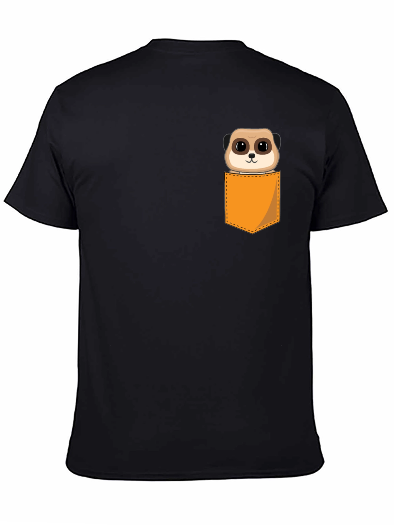Meerkat Pocket T-Shirt - Novelty Cute Animal Tee