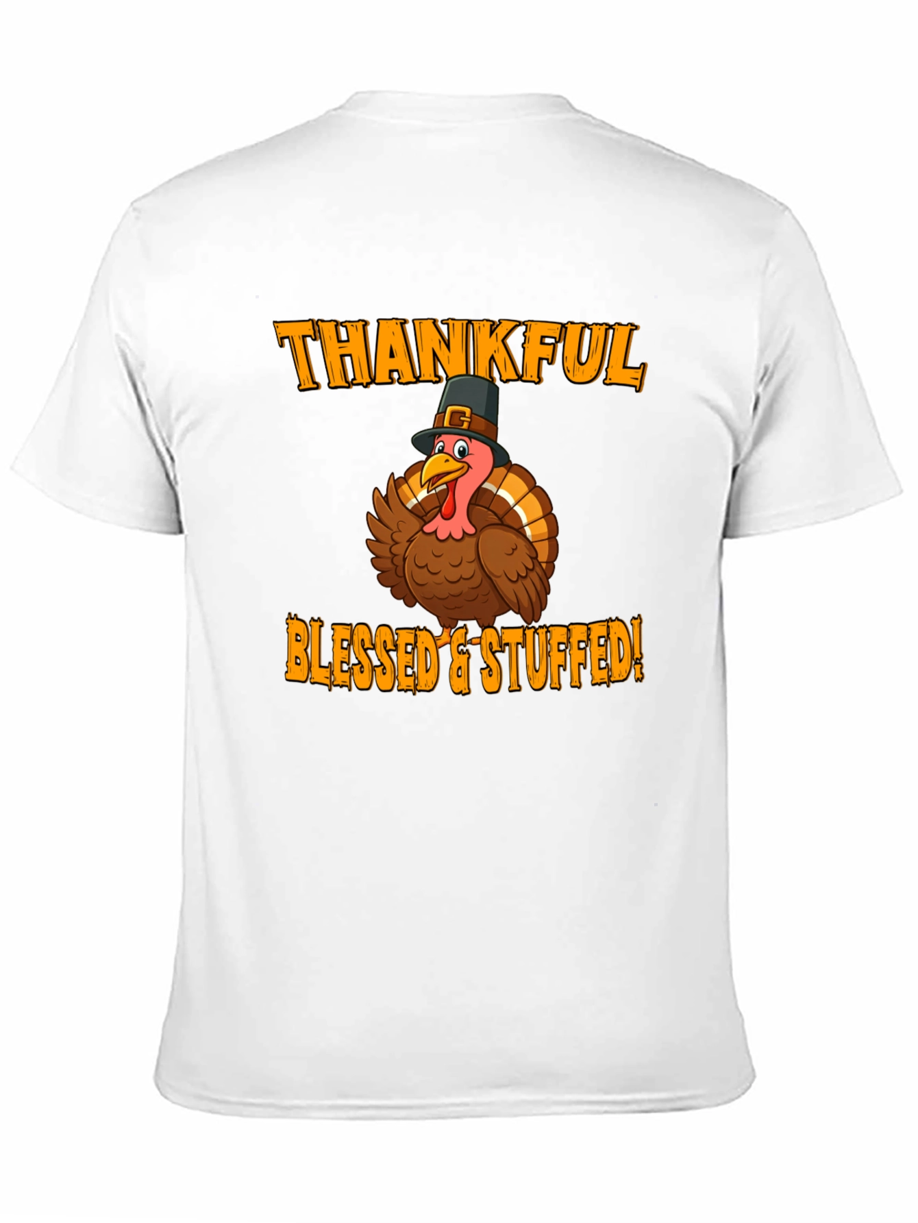 Thankful Blessed & Stuffed Turkey T-Shirt