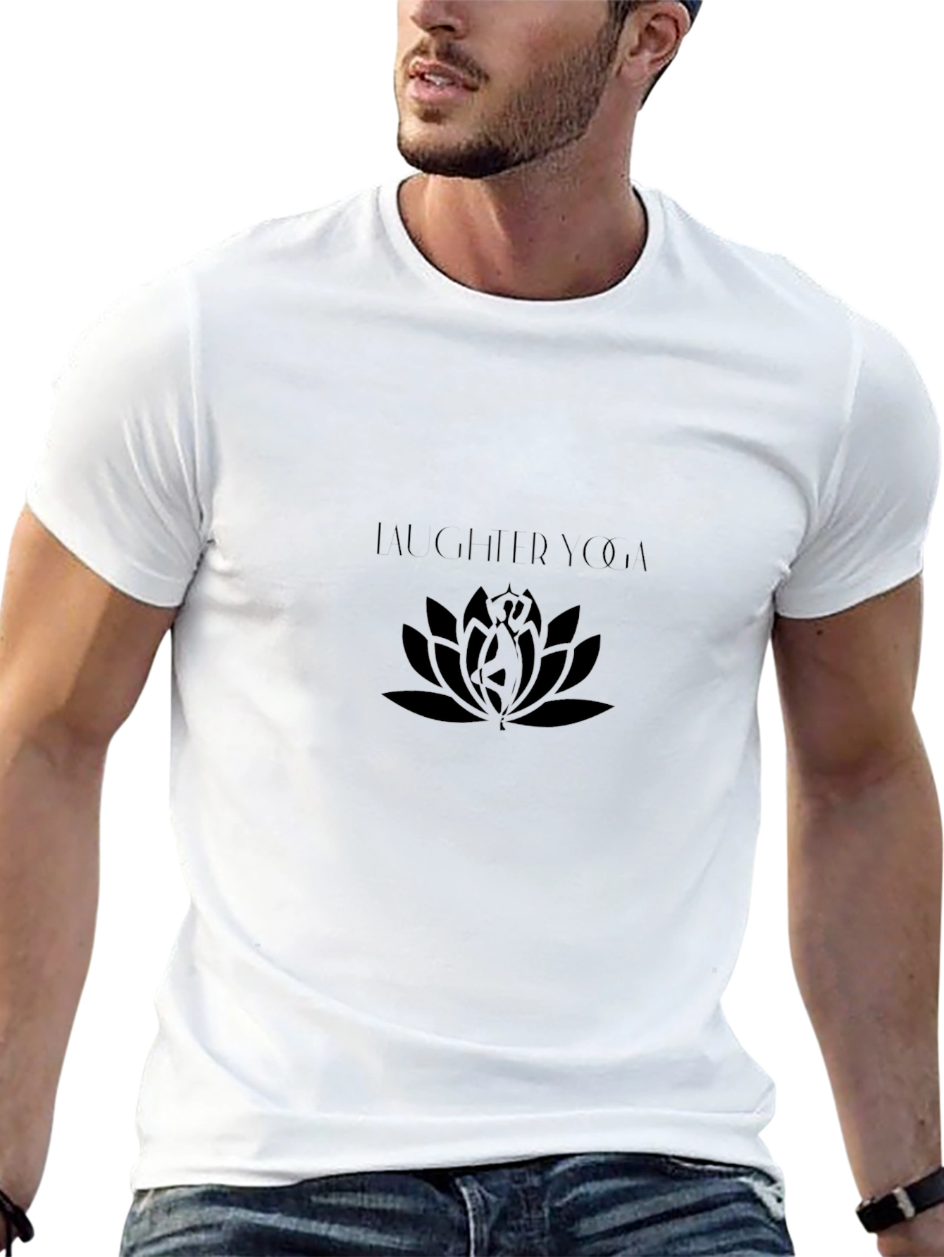 Laughing Yoga Black Tee